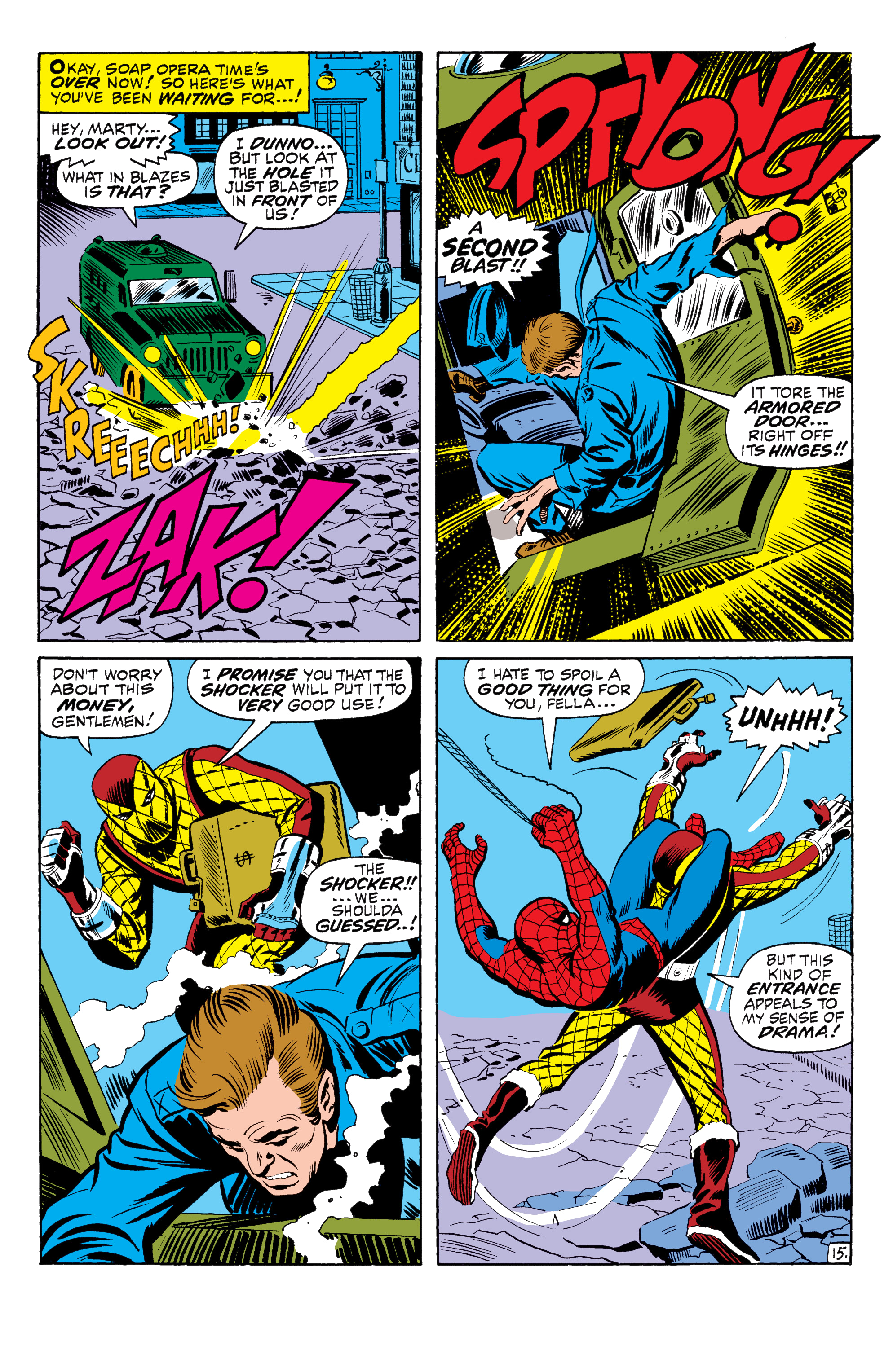 Read online Amazing Spider-Man Epic Collection comic -  Issue # The Secret of the Petrified Tablet (Part 2) - 53