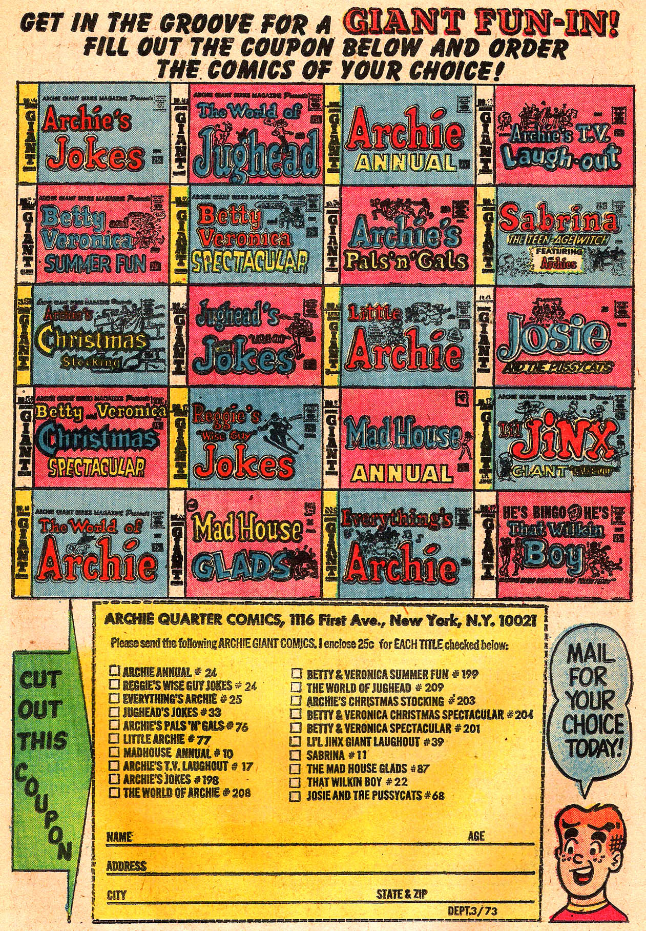 Read online Archie (1960) comic -  Issue #225 - 11