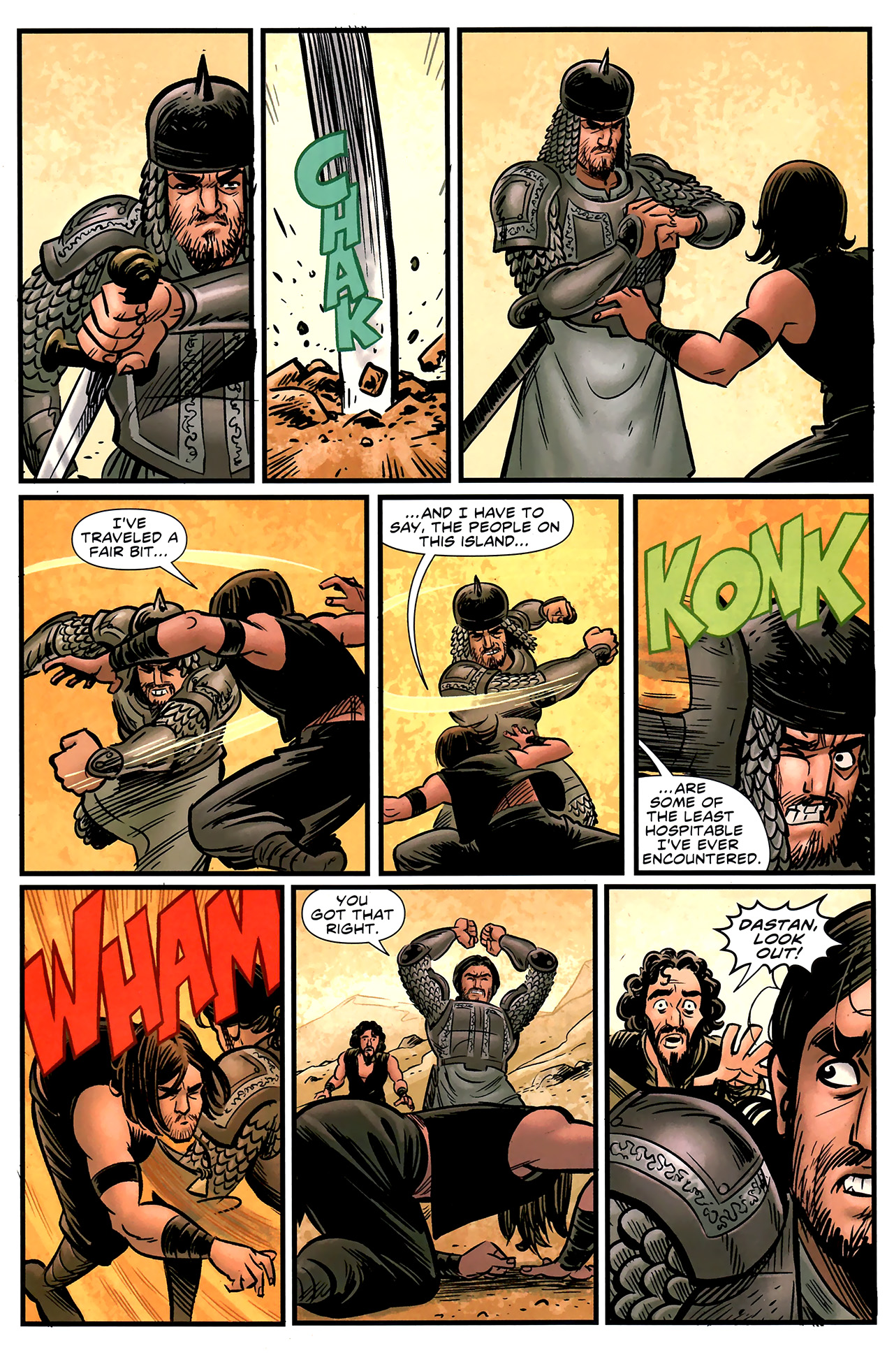 Read online Prince of Persia: Before the Sandstorm comic -  Issue #4 - 17