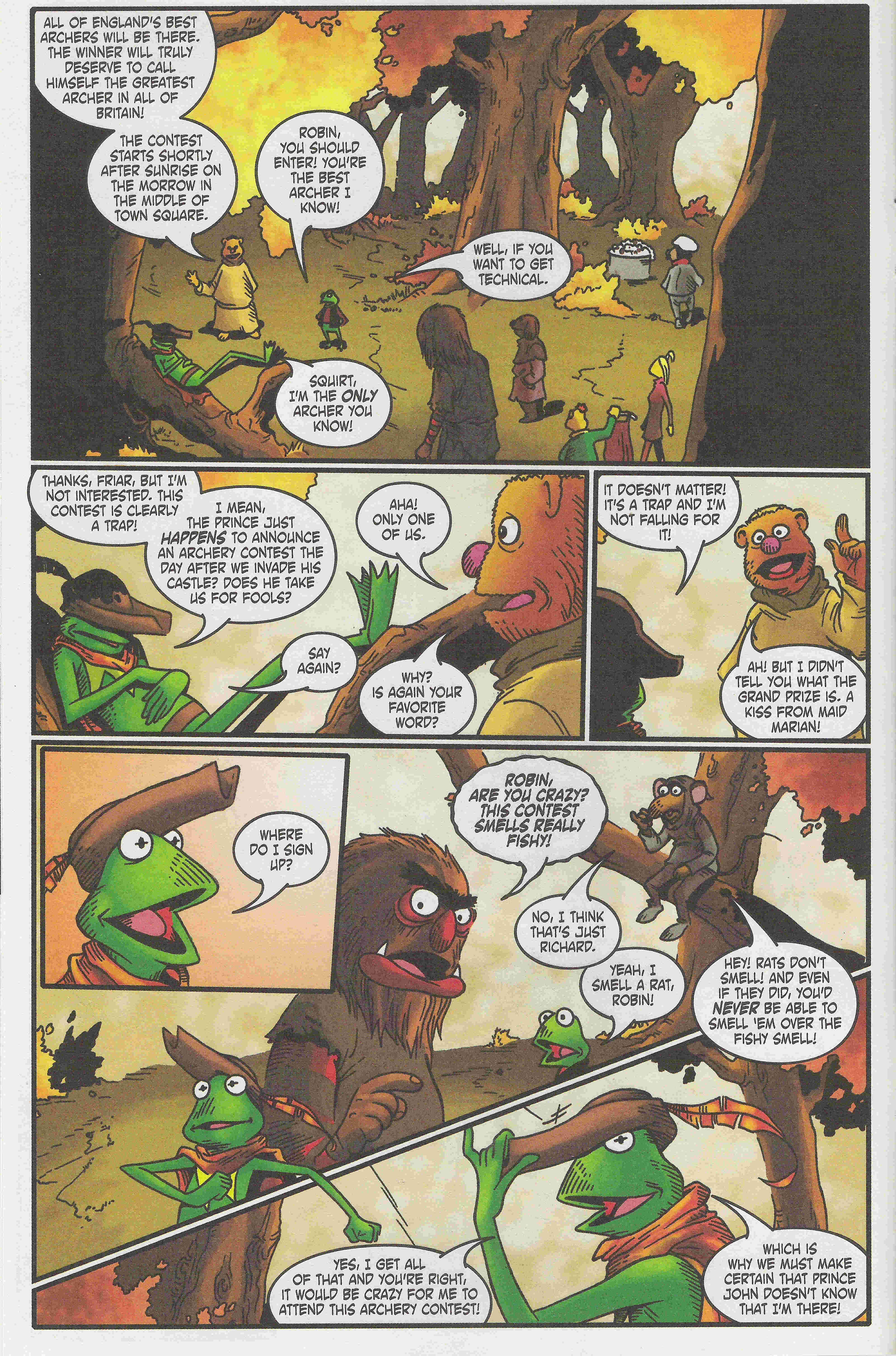 Read online Muppet Robin Hood comic -  Issue #3 - 11
