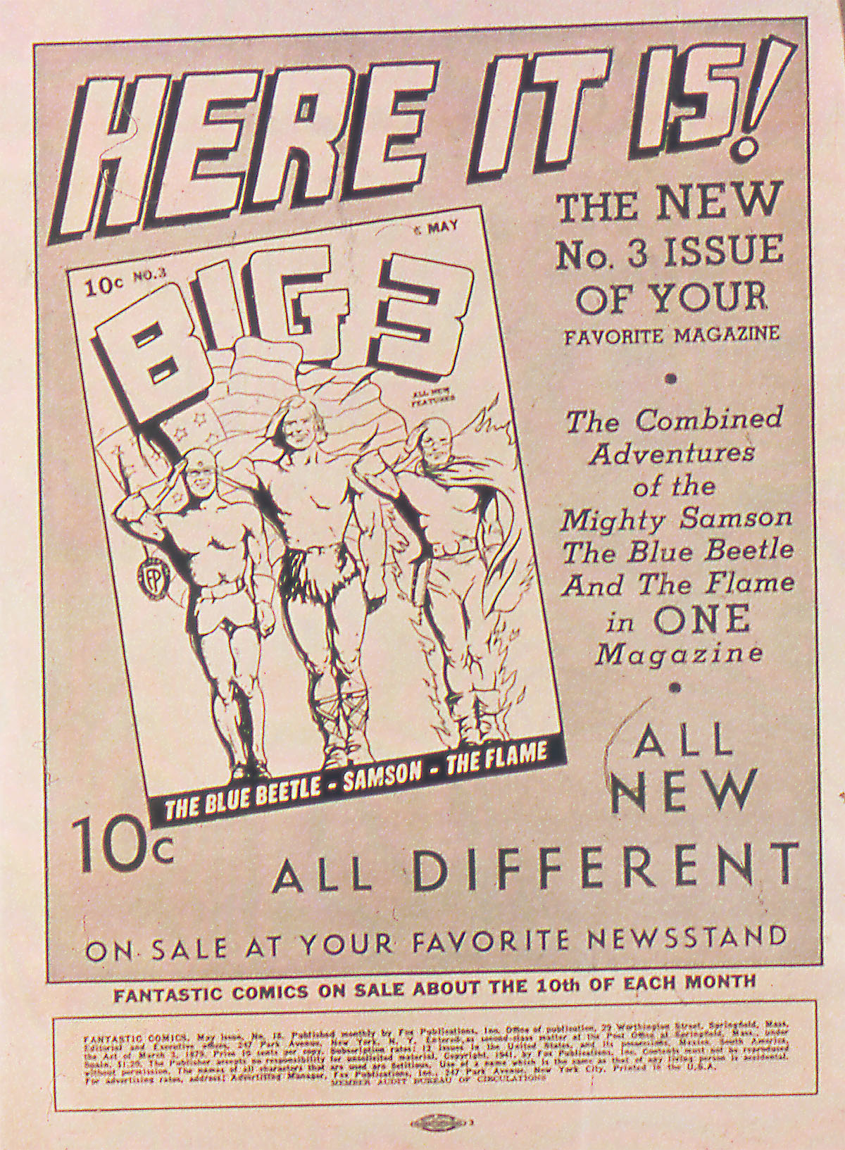 Read online Fantastic Comics comic -  Issue #18 - 2