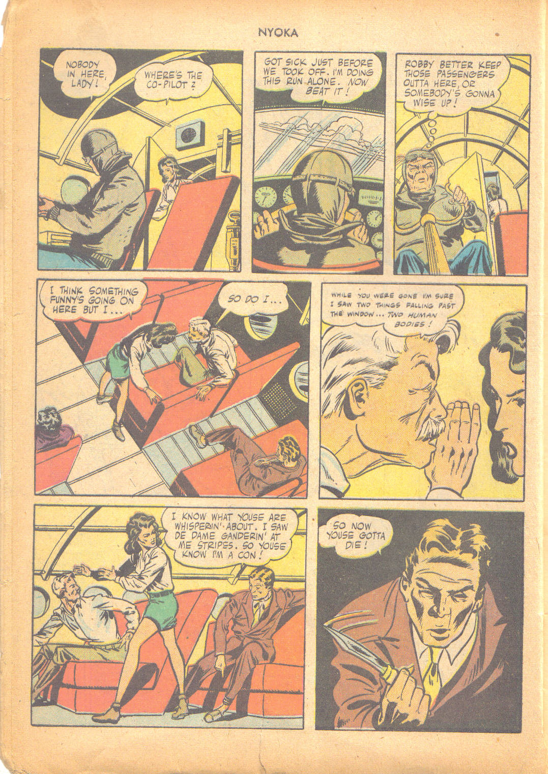 Read online Nyoka the Jungle Girl (1945) comic -  Issue #7 - 8