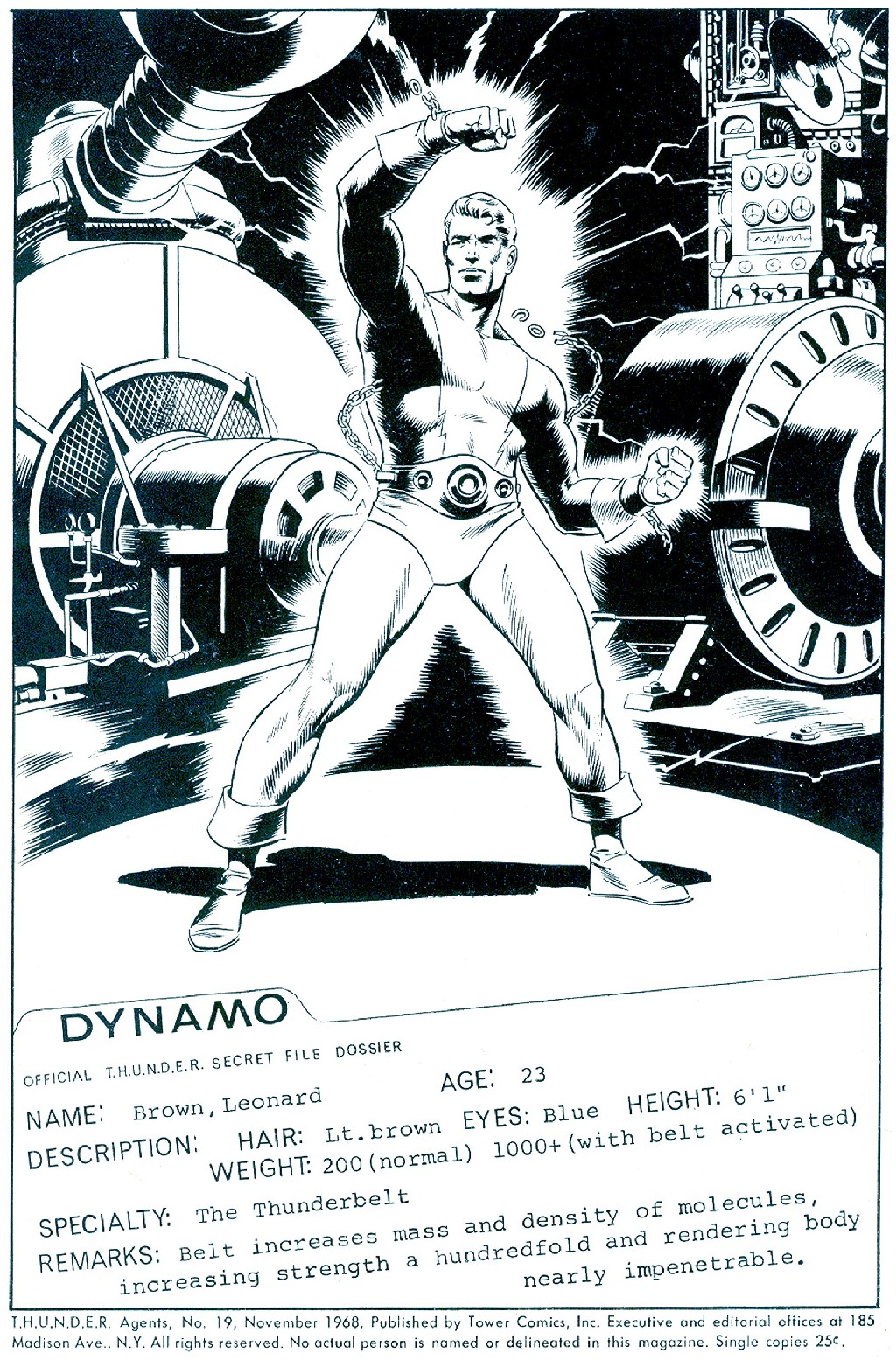 Read online T.H.U.N.D.E.R. Agents (1965) comic -  Issue #19 - 2