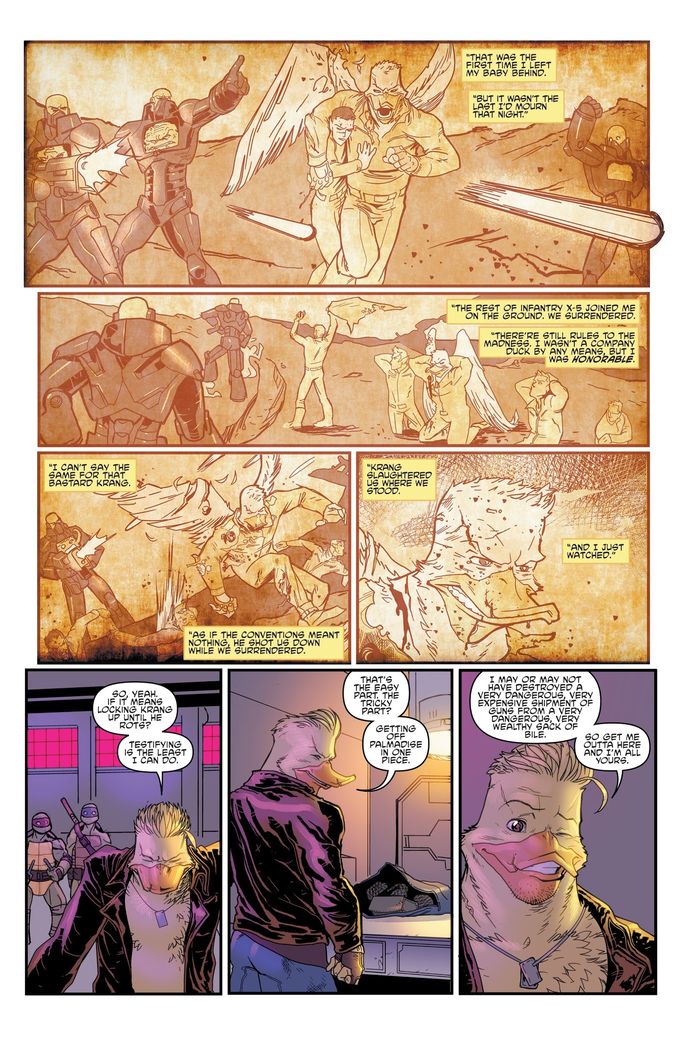 Read online Teenage Mutant Ninja Turtles: Dimension X comic -  Issue #4 - 11