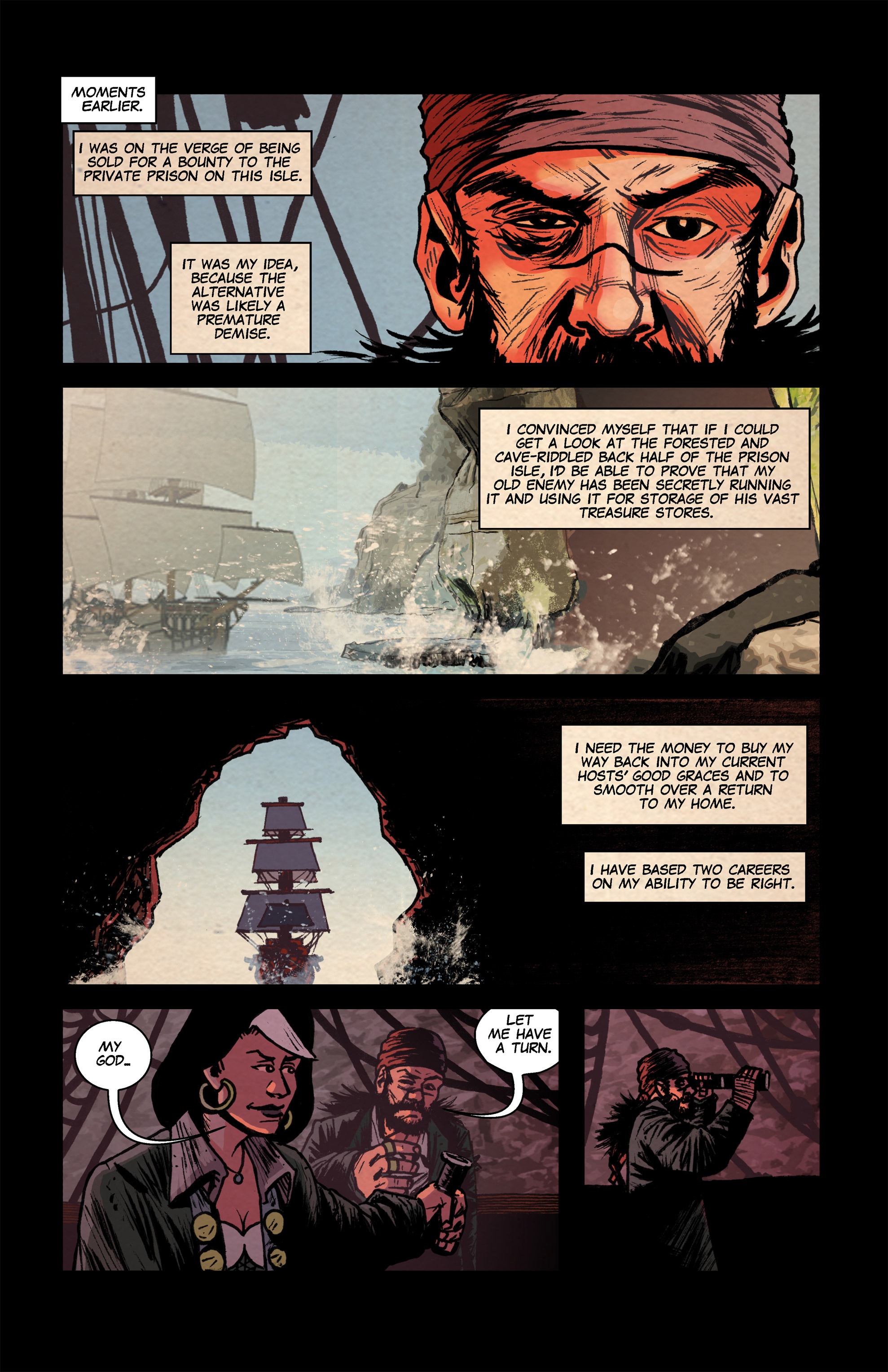 Read online Pirate Eye: Exiled From Exile comic -  Issue #4 - 6