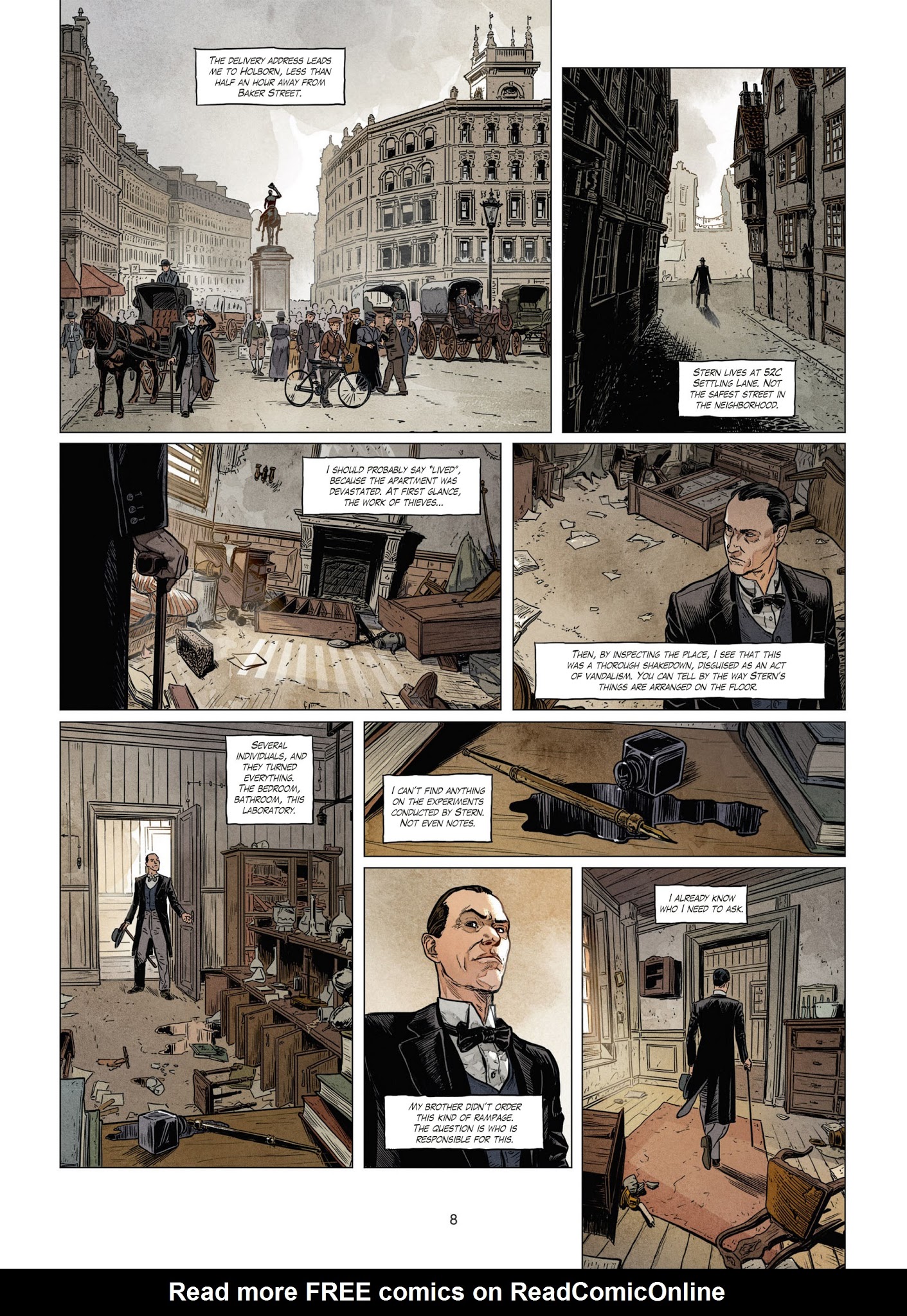 Read online Sherlock Holmes Society comic -  Issue #2 - 8