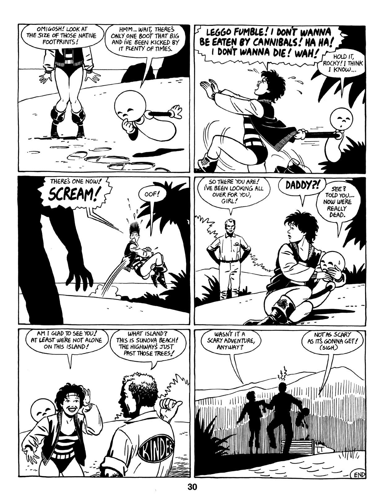 Read online Love and Rockets (1982) comic -  Issue #11 - 32