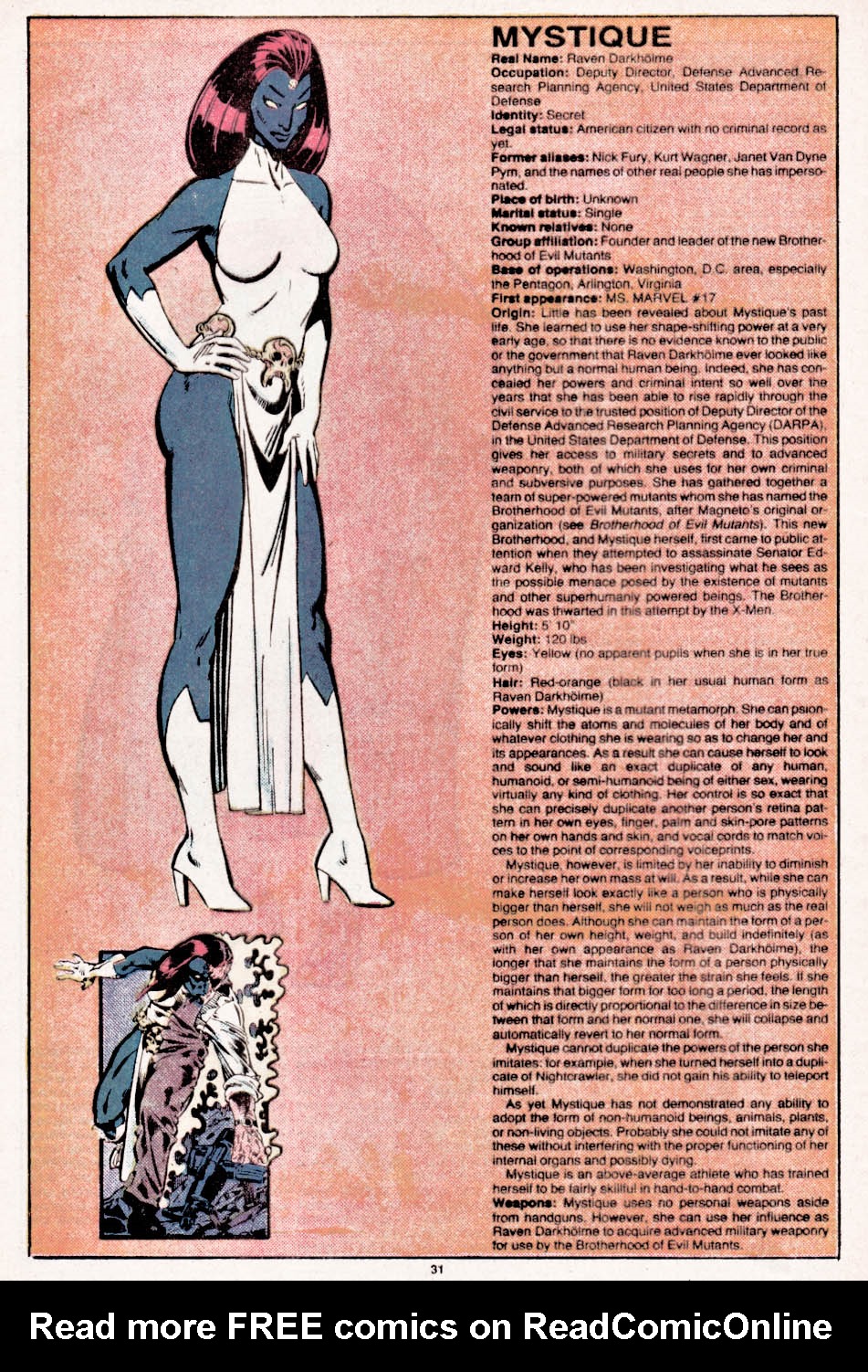 The Official Handbook of the Marvel Universe issue 7 - Page 32