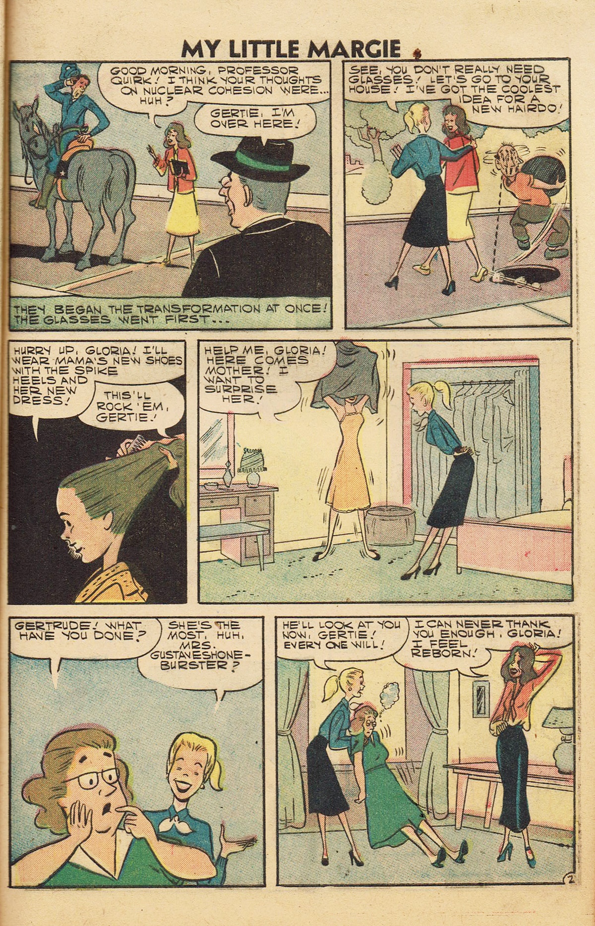 Read online My Little Margie (1954) comic -  Issue #20 - 54