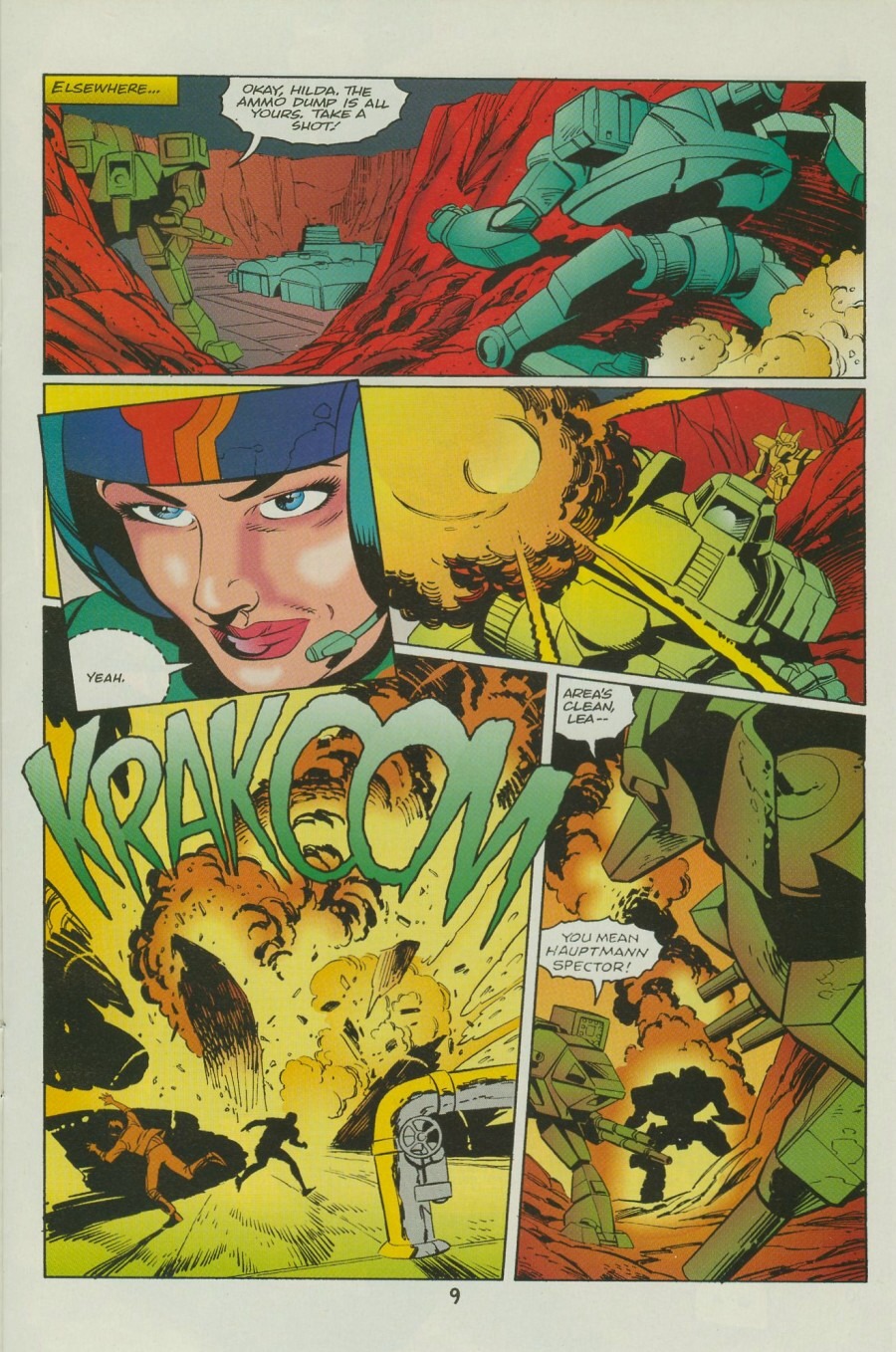 Read online Battletech: Fallout comic -  Issue #3 - 10