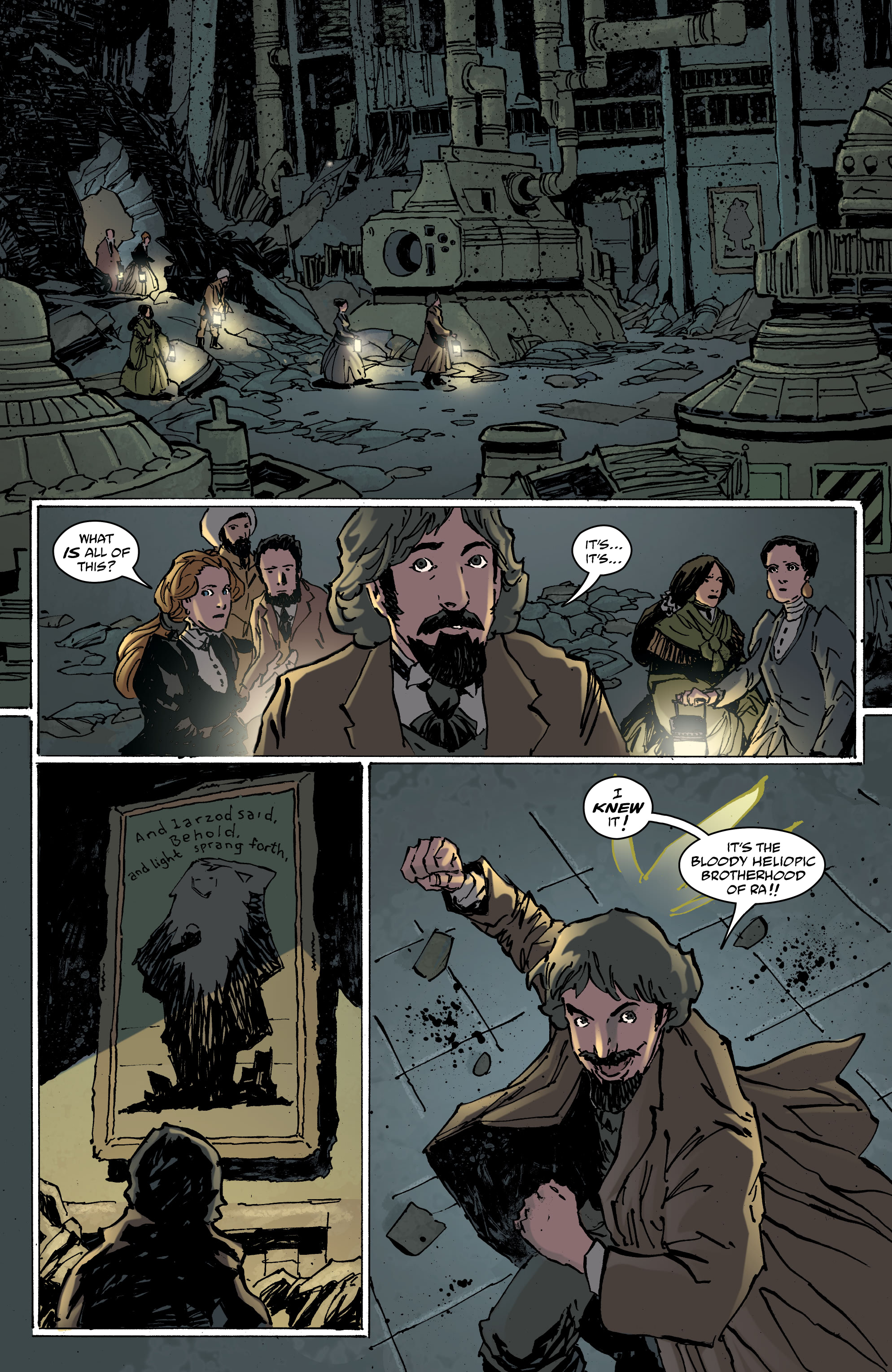 Read online Hellboy: The Silver Lantern Club comic -  Issue #5 - 12