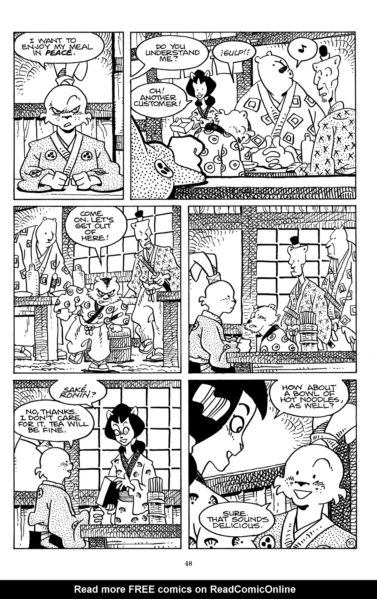 Read online The Usagi Yojimbo Saga comic -  Issue # TPB 6 - 47