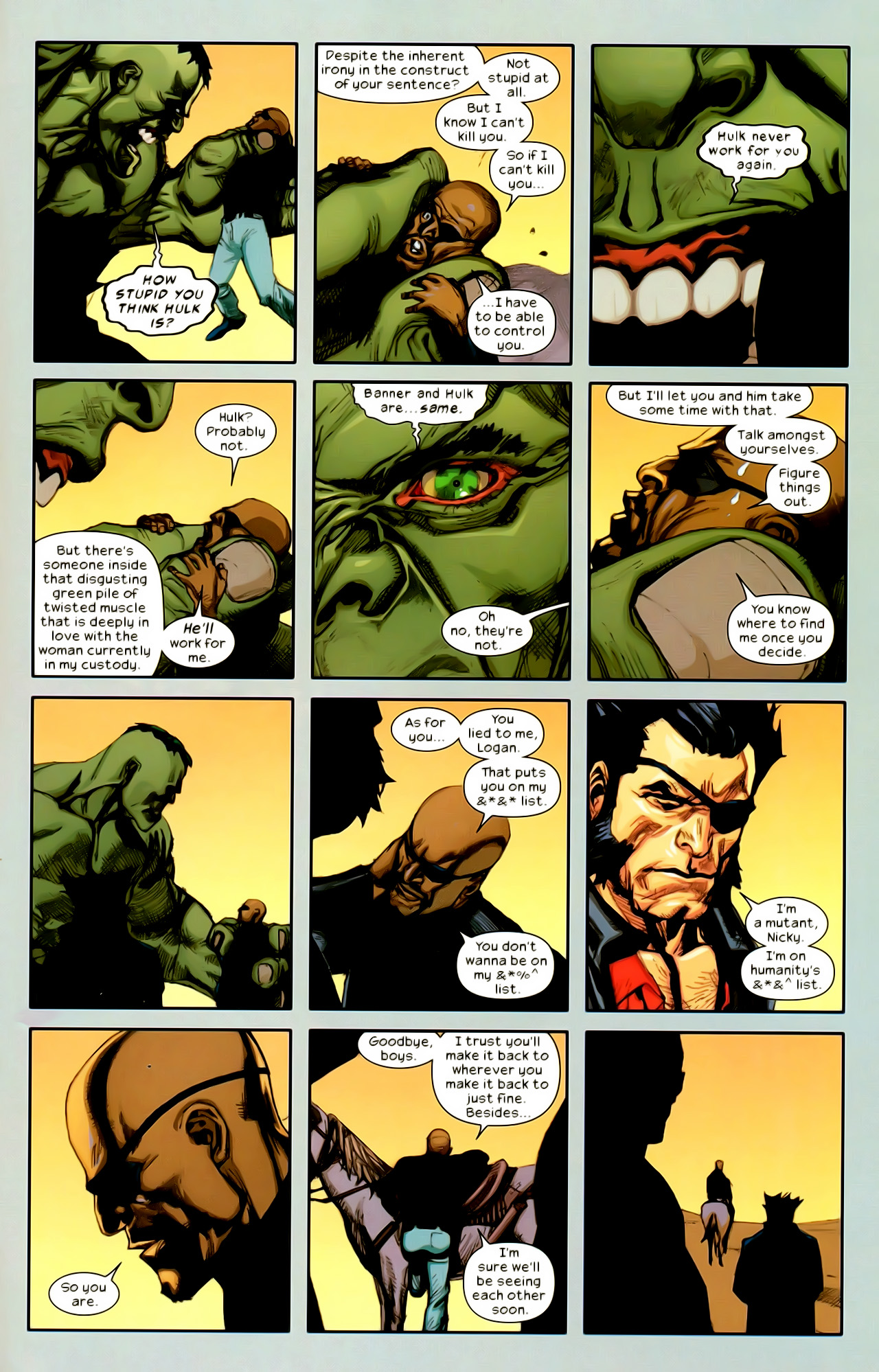 Read online Ultimate Wolverine vs. Hulk comic -  Issue #6 - 30