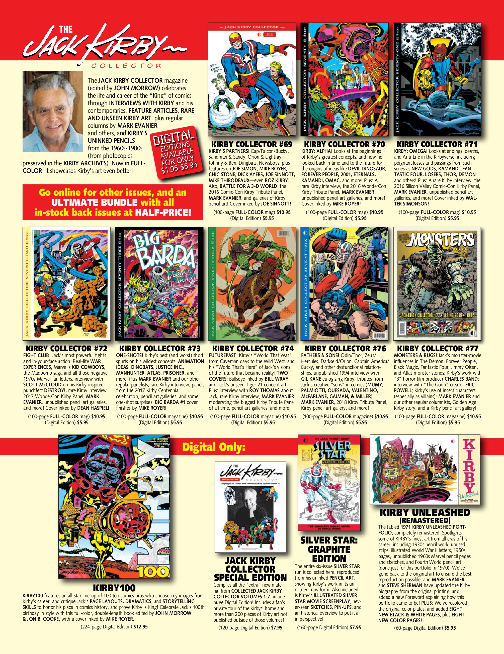 Read online The Jack Kirby Collector comic -  Issue #78 - 78