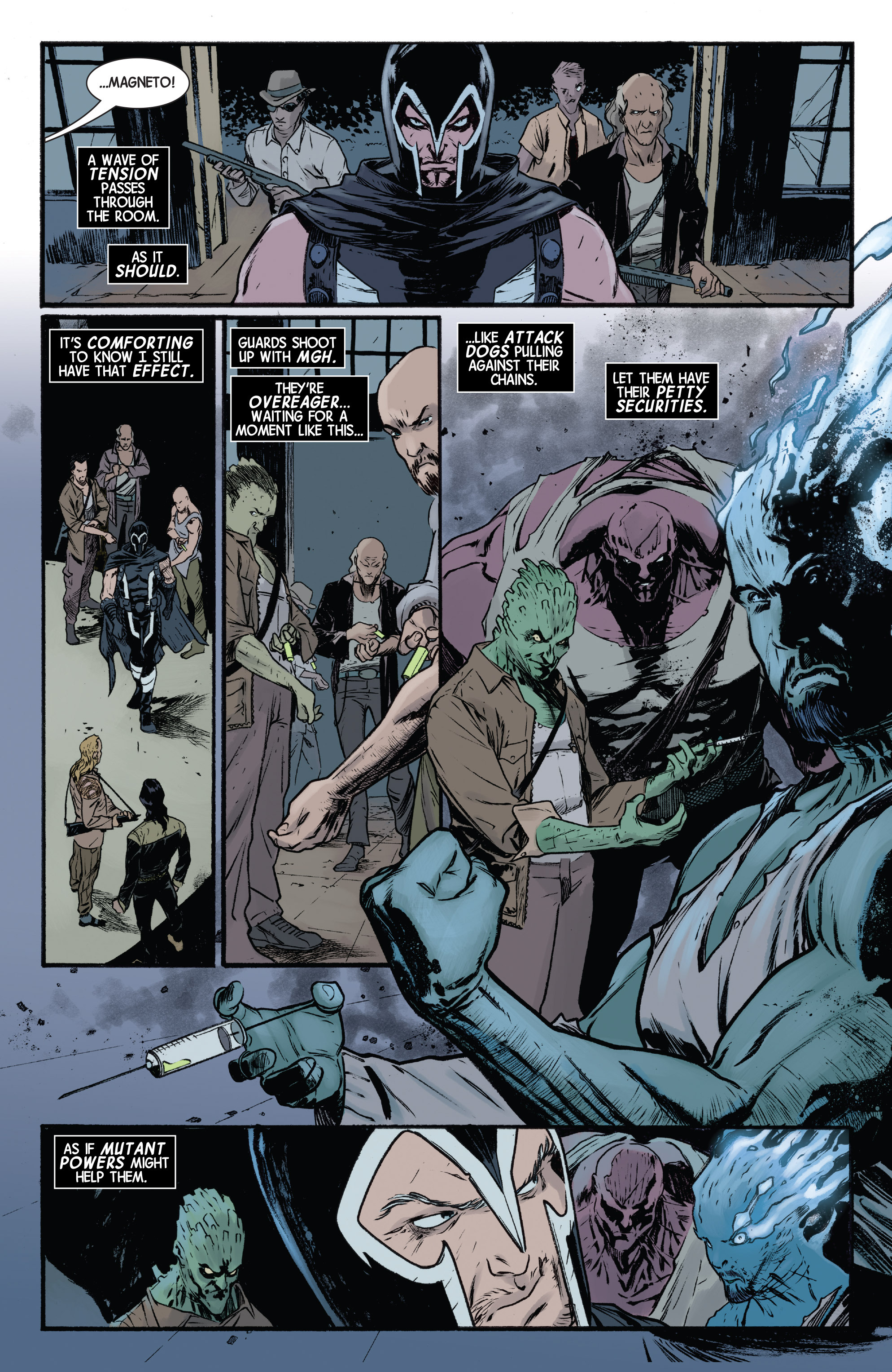 Read online Magneto comic -  Issue #8 - 9