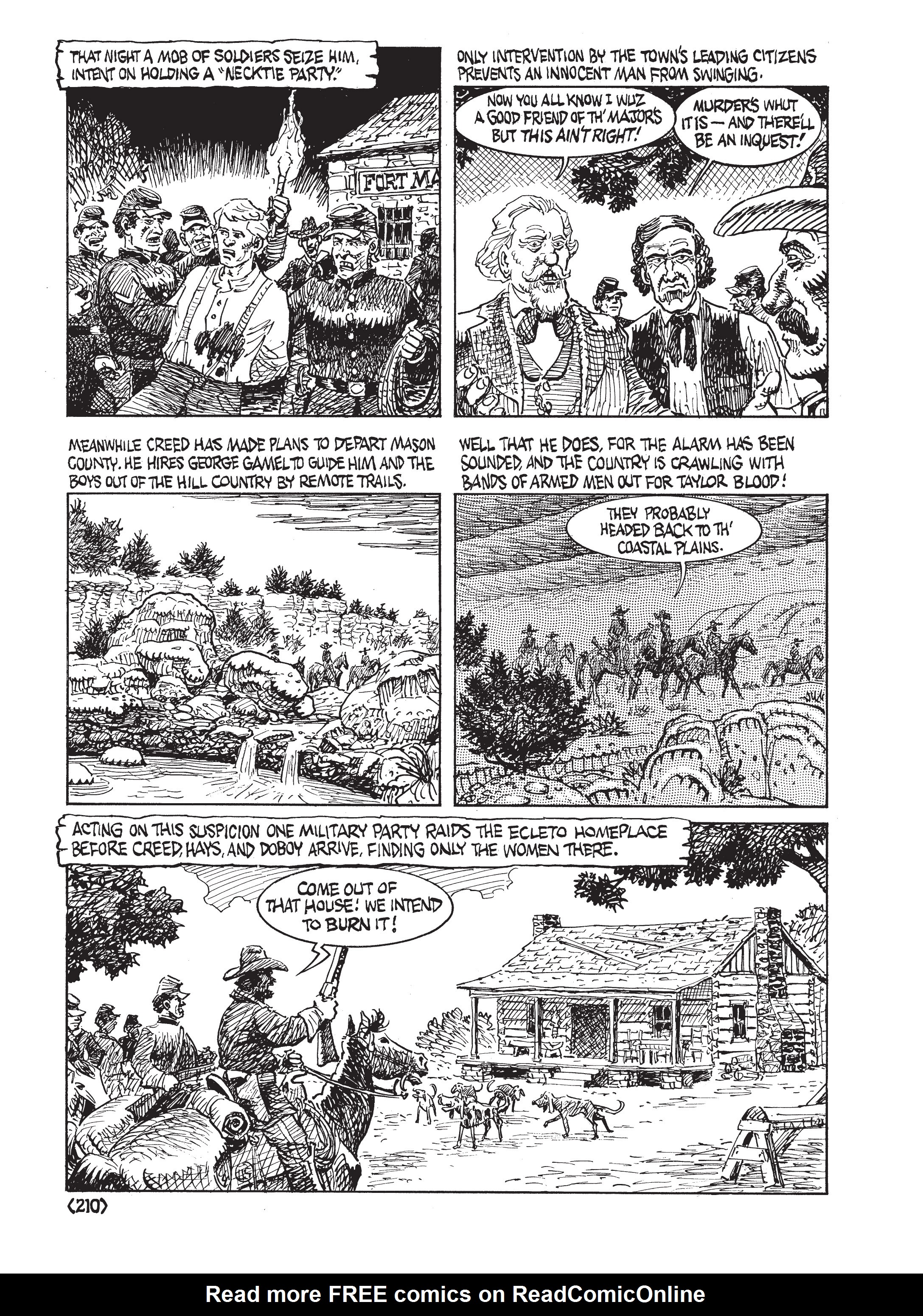 Read online Jack Jackson's American History: Los Tejanos and Lost Cause comic -  Issue # TPB (Part 3) - 9