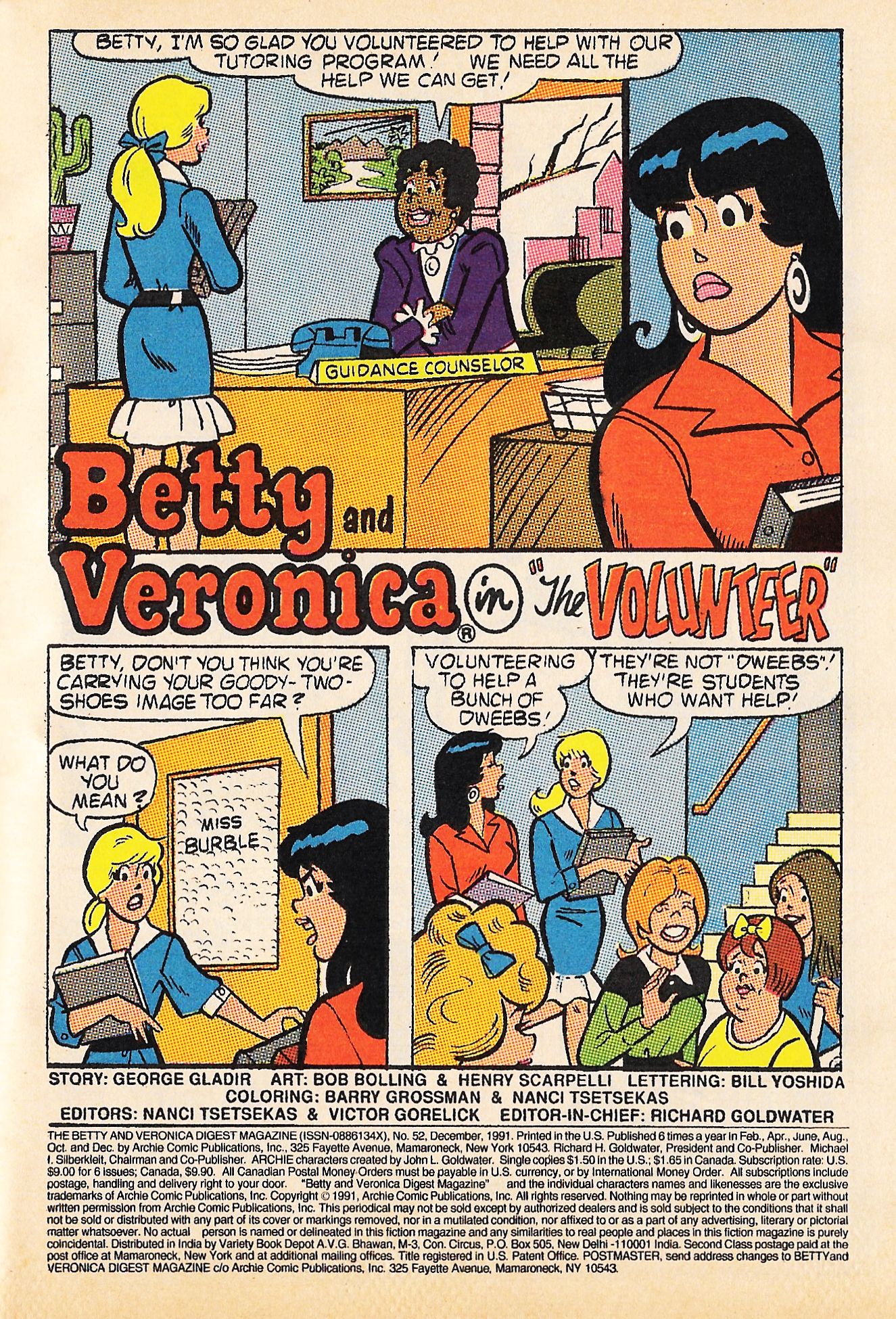 Read online Betty and Veronica Digest Magazine comic -  Issue #52 - 3