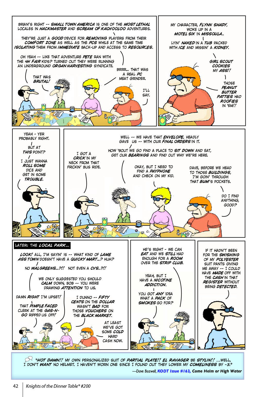 Read online Knights of the Dinner Table comic -  Issue #200 - 44