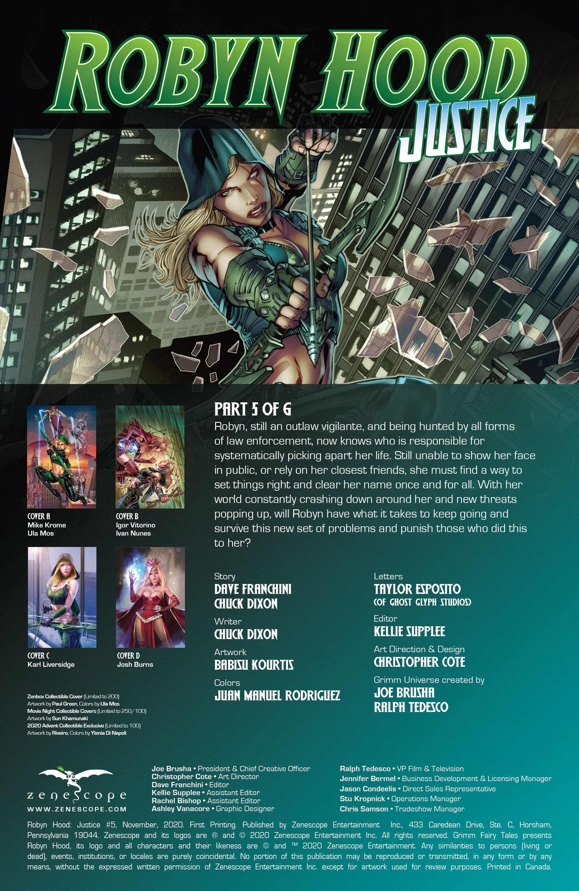 Read online Robyn Hood: Justice comic -  Issue #5 - 2