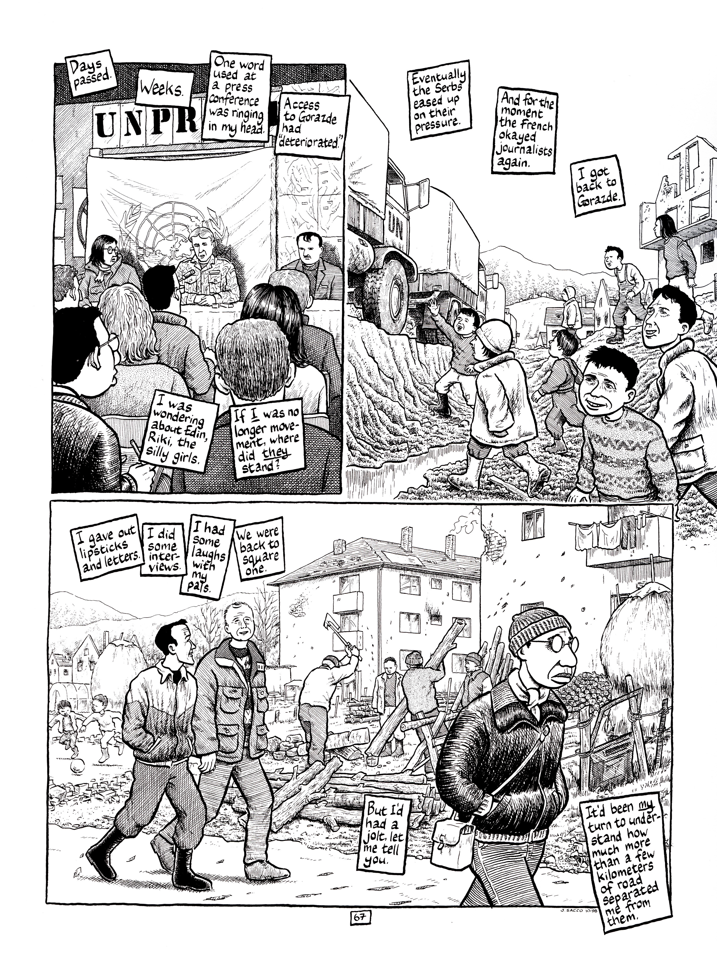 Read online Safe Area Goražde comic -  Issue # TPB (Part 2) - 8