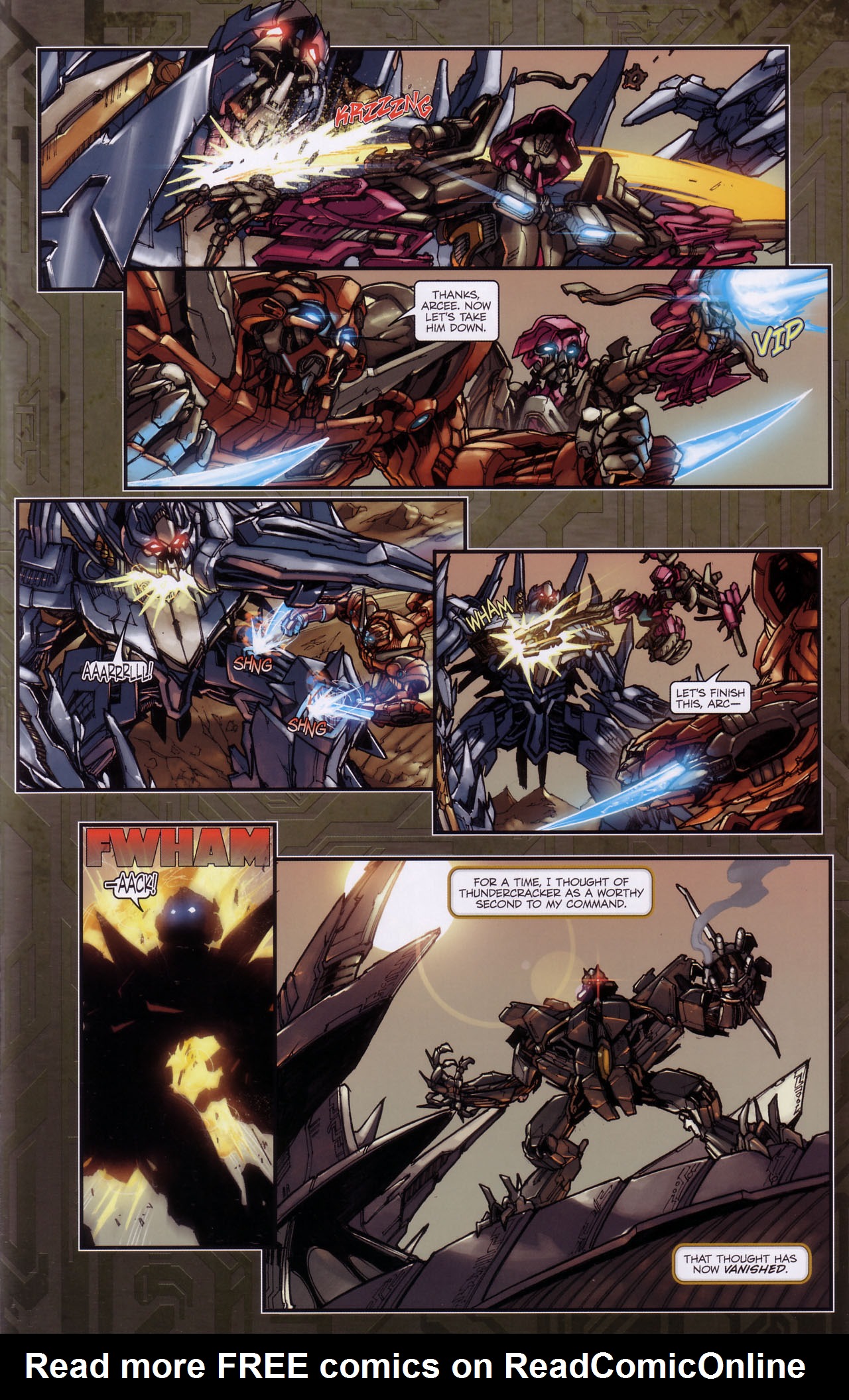 Read online Transformers: The Reign of Starscream comic -  Issue #3 - 12