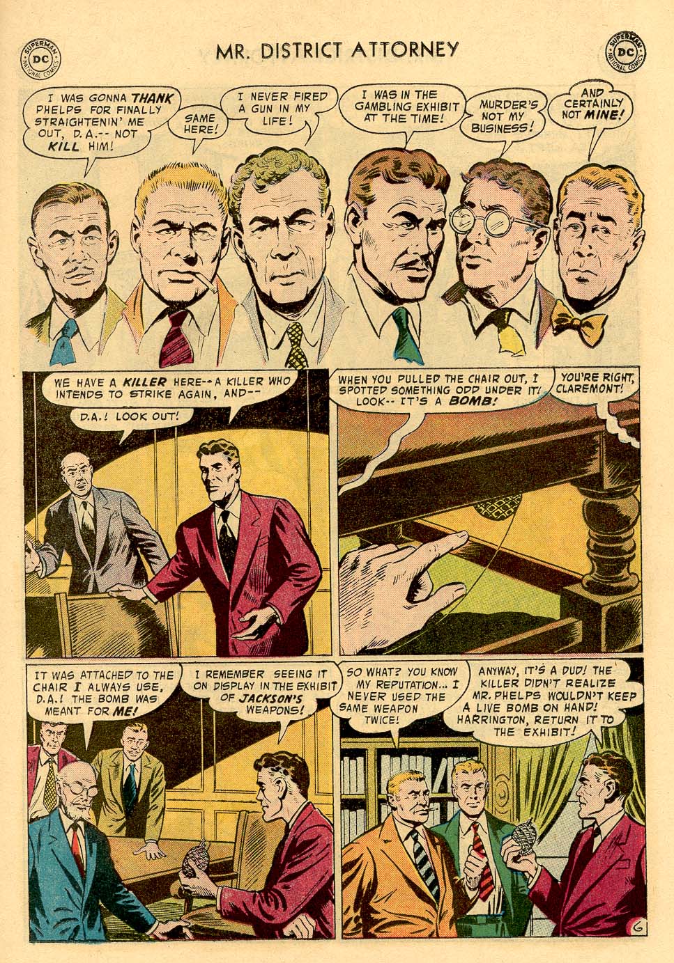 Read online Mr. District Attorney comic -  Issue #59 - 19