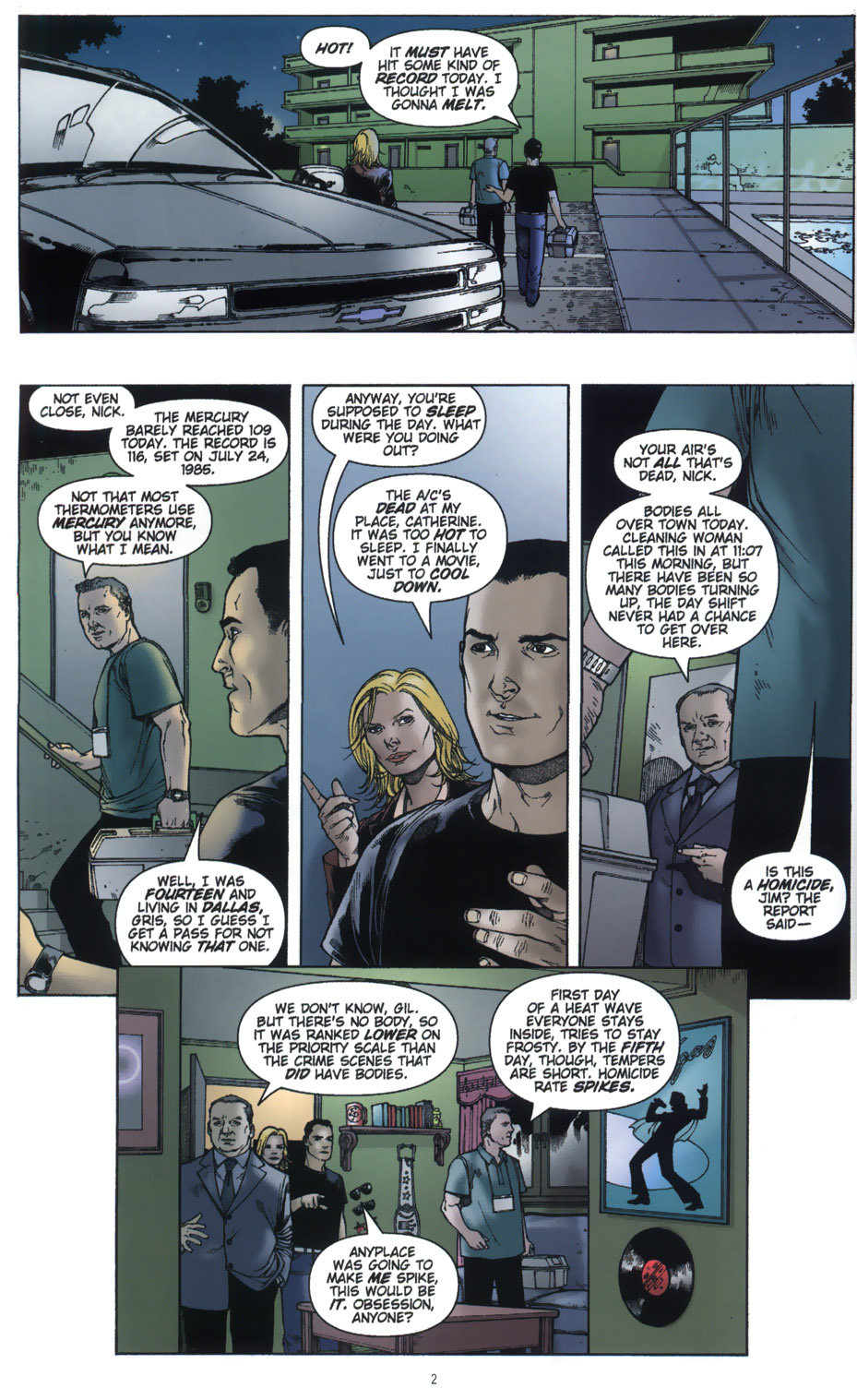 Read online CSI: Crime Scene Investigation: Thicker Than Blood comic -  Issue # Full - 4