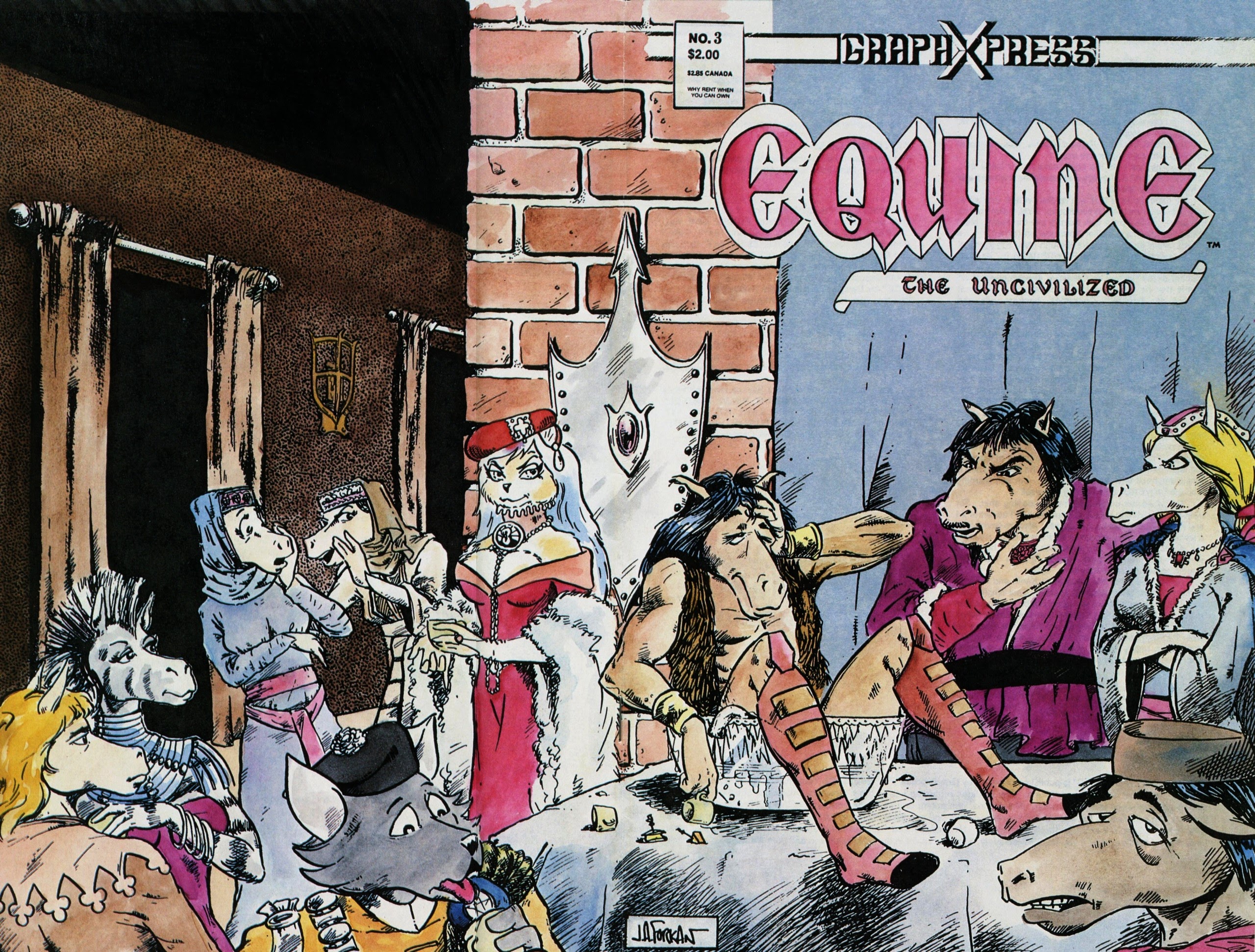 Read online Equine, The Uncivilized comic -  Issue #3 - 1