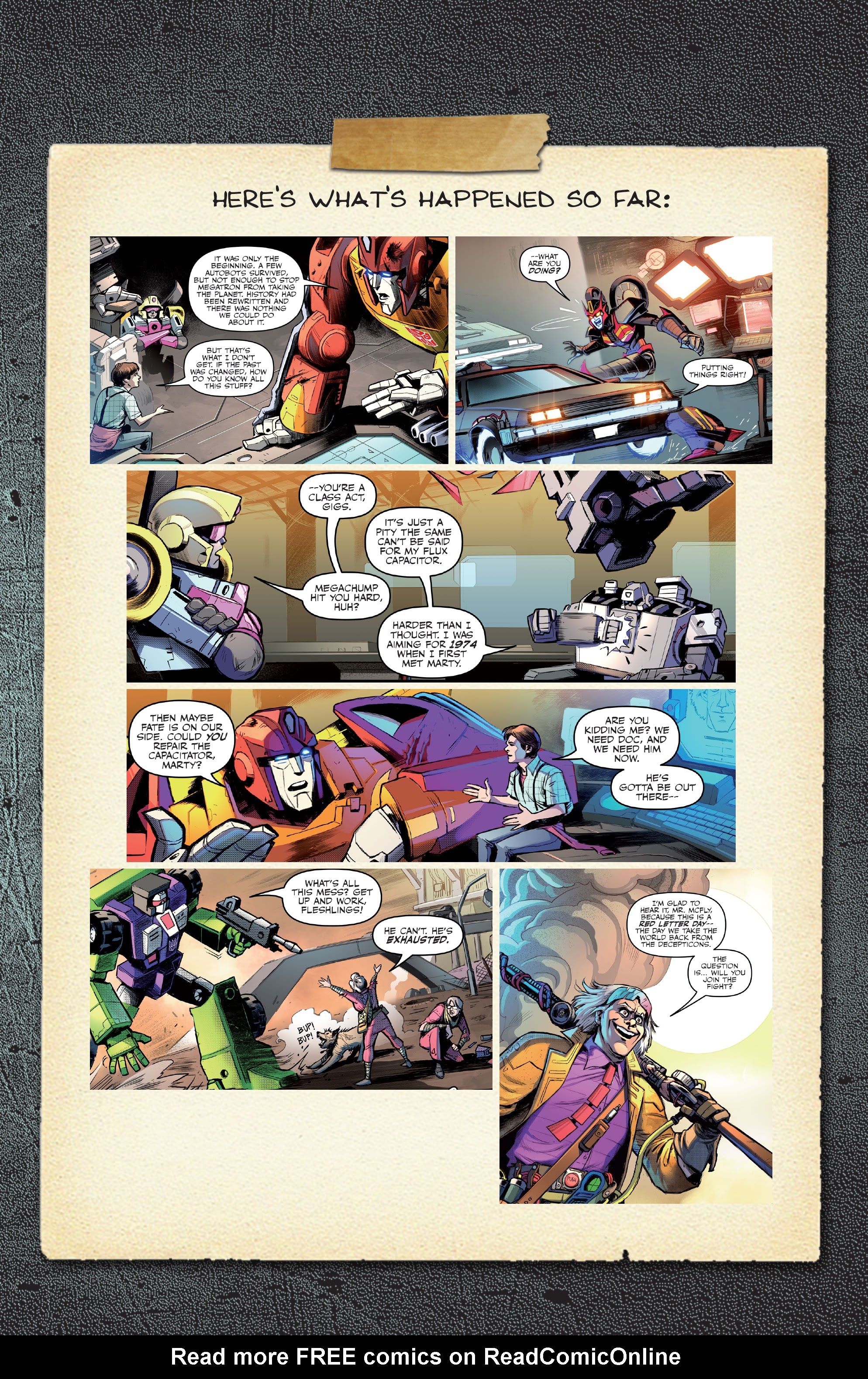 Read online Transformers: Back to the Future comic -  Issue #3 - 3