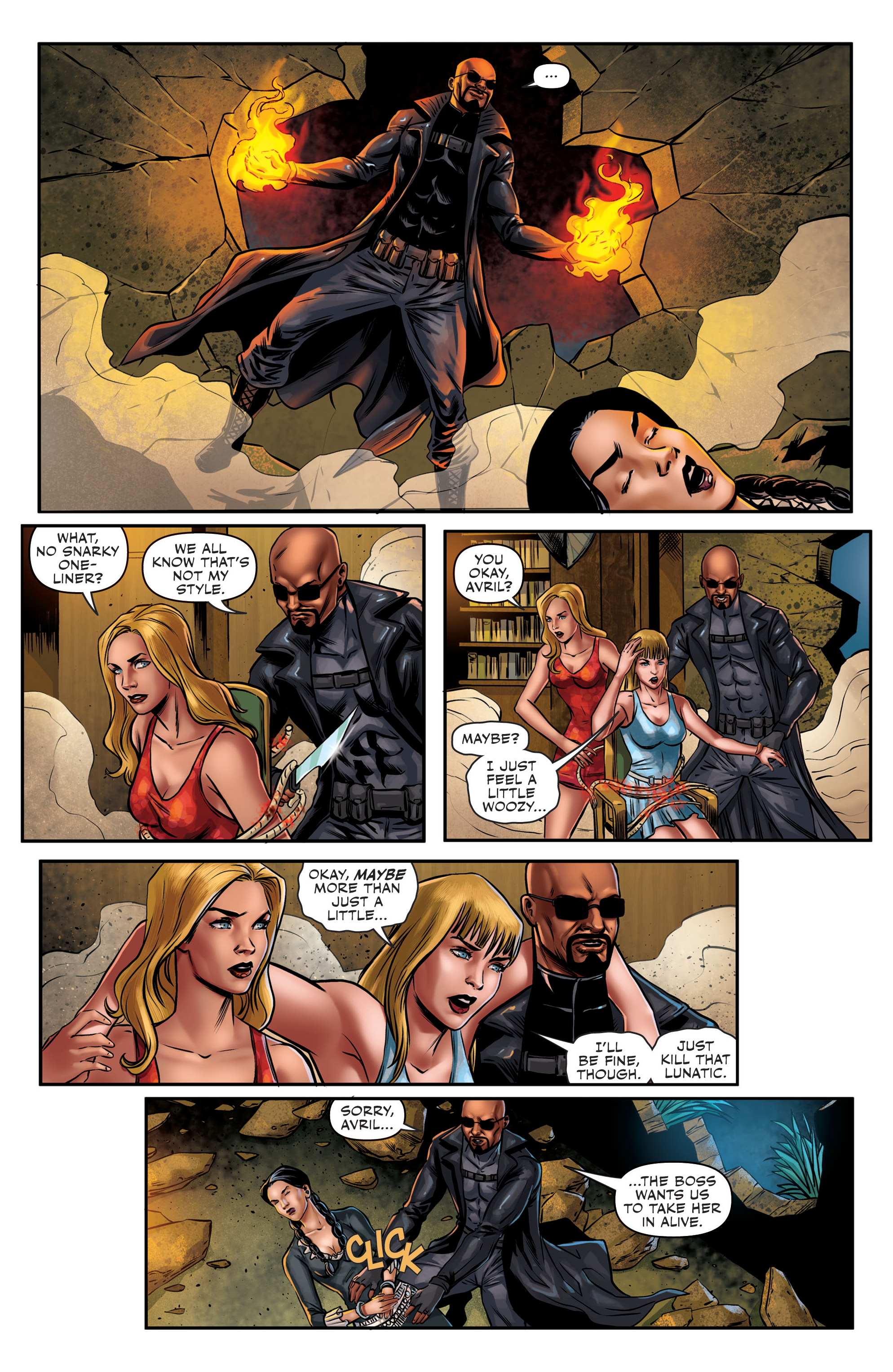 Read online Grimm Spotlight: Red Agent - Friendly Fire comic -  Issue # Full - 18