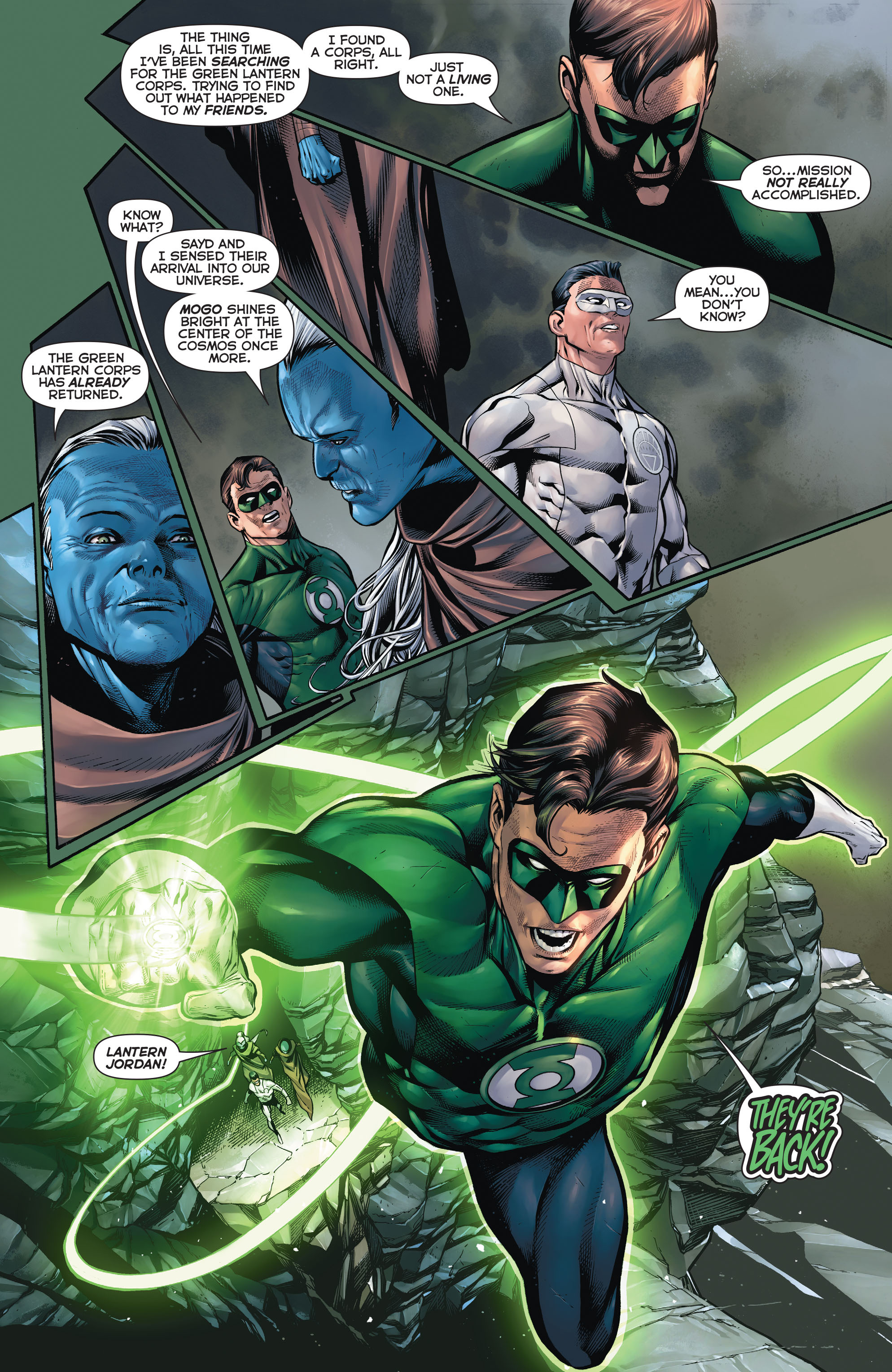 Read online Hal Jordan And The Green Lantern Corps comic -  Issue #11 - 12