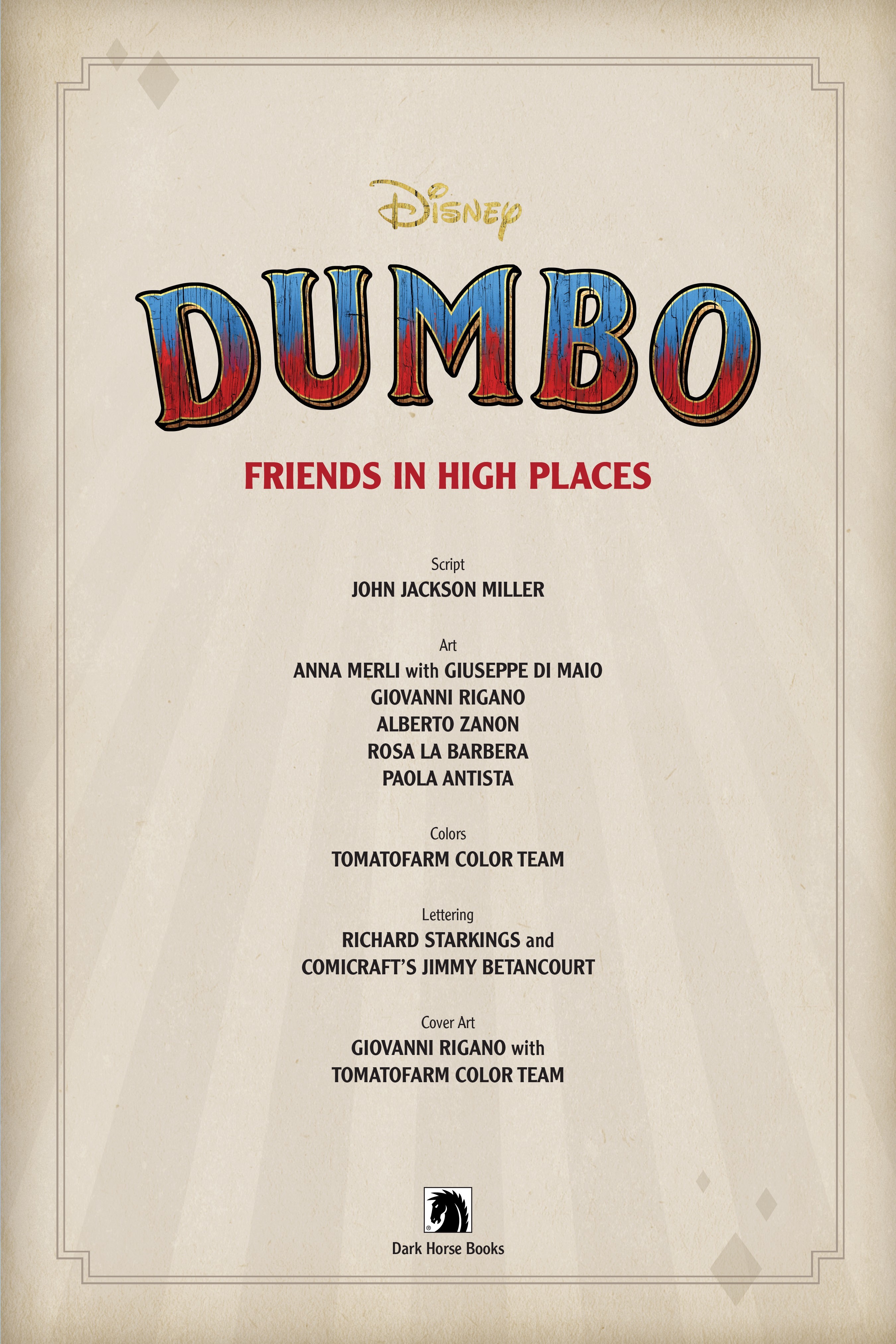 Read online Disney Dumbo: Friends in High Places comic -  Issue # Full - 4