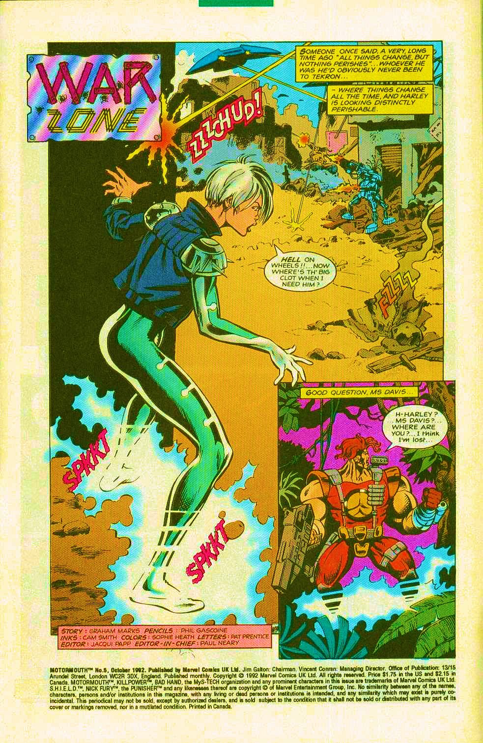 Read online Motormouth comic -  Issue #5 - 2