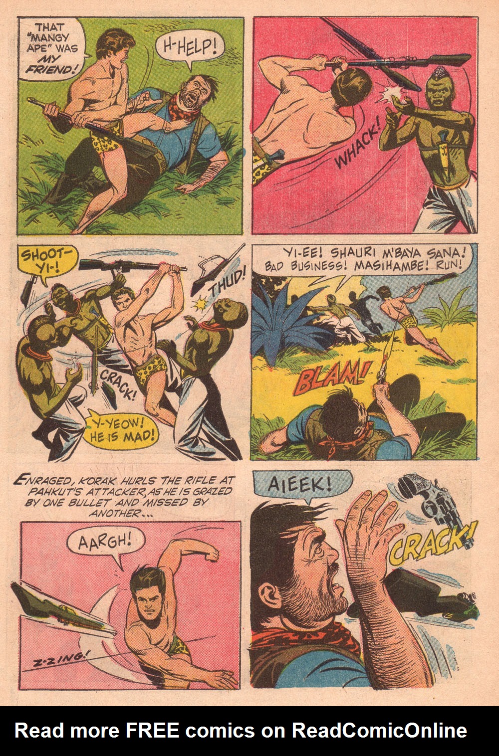 Read online Korak, Son of Tarzan (1964) comic -  Issue #10 - 6