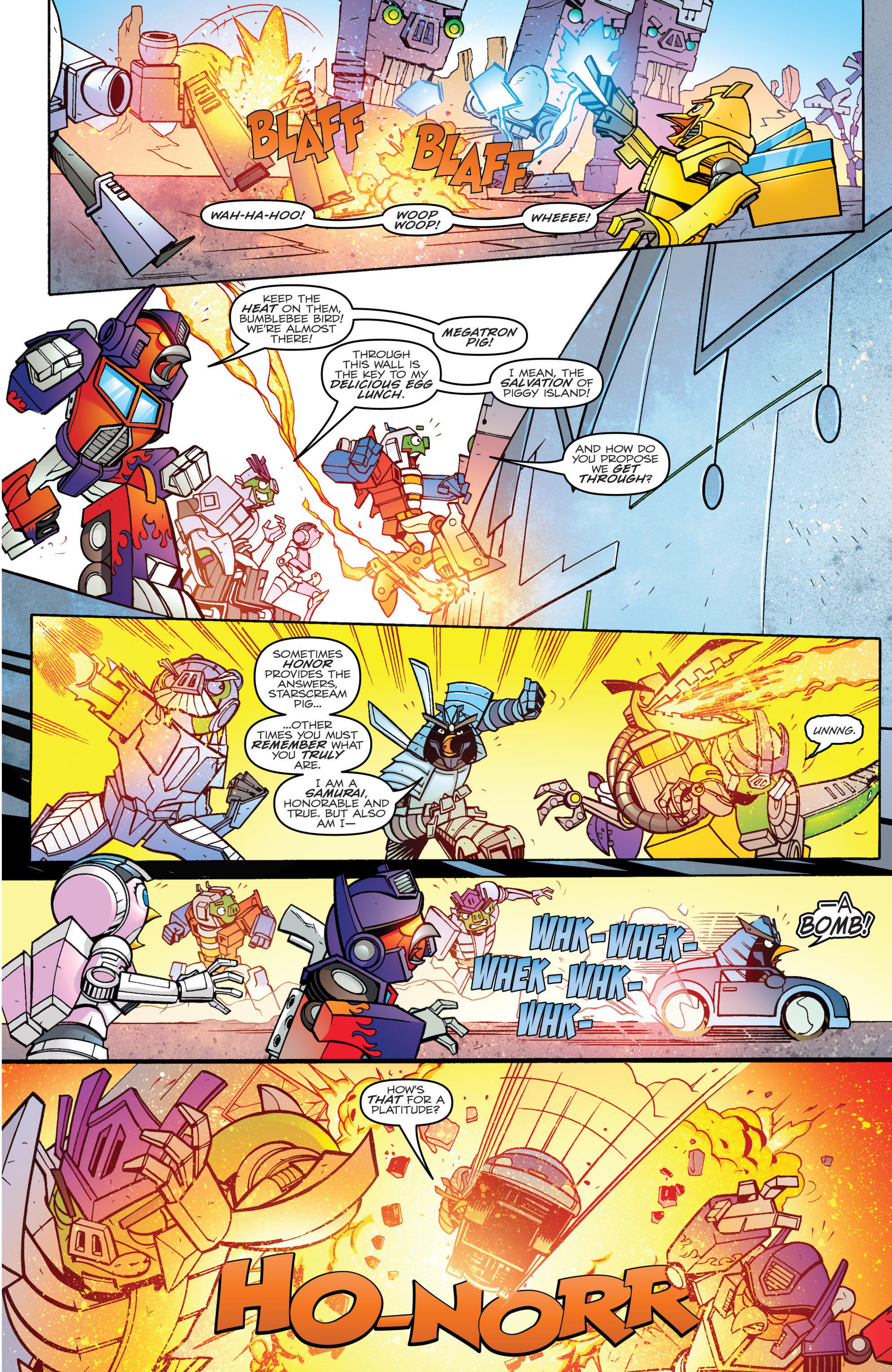 Read online Angry Birds Transformers comic -  Issue #4 - 11