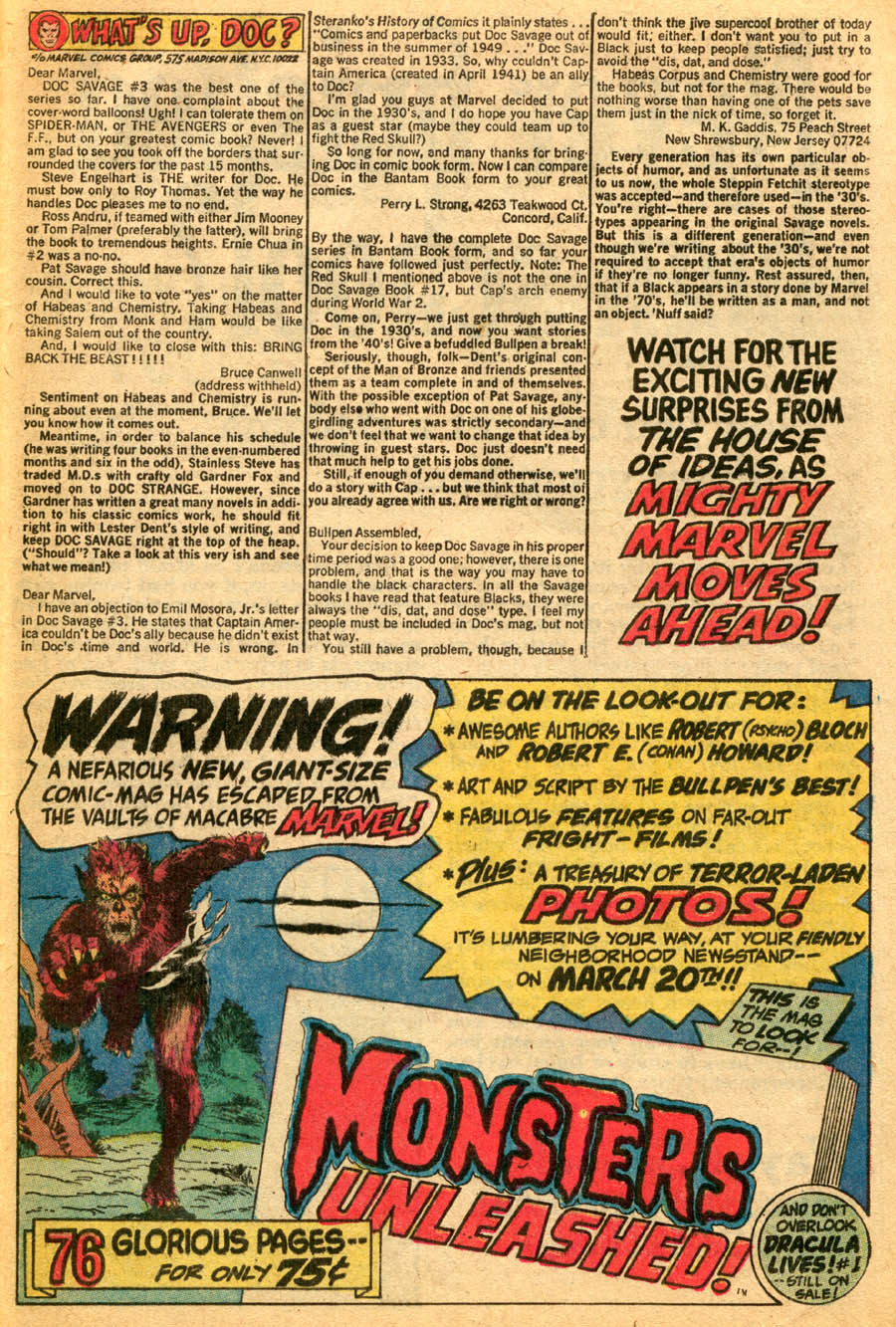 Read online Doc Savage (1972) comic -  Issue #5 - 22