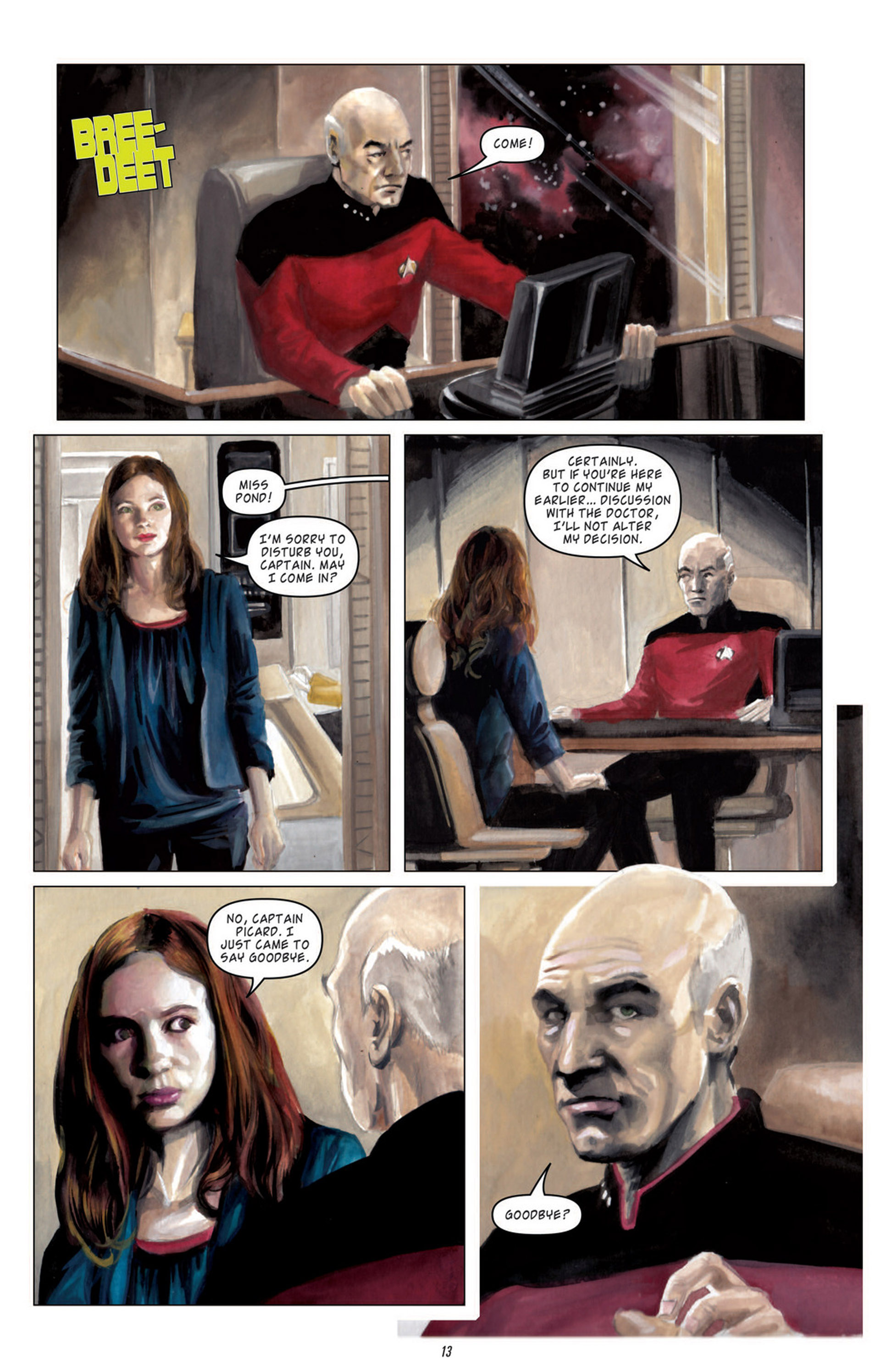 Read online Star Trek: The Next Generation/Doctor Who: Assimilation² comic -  Issue #5 - 16