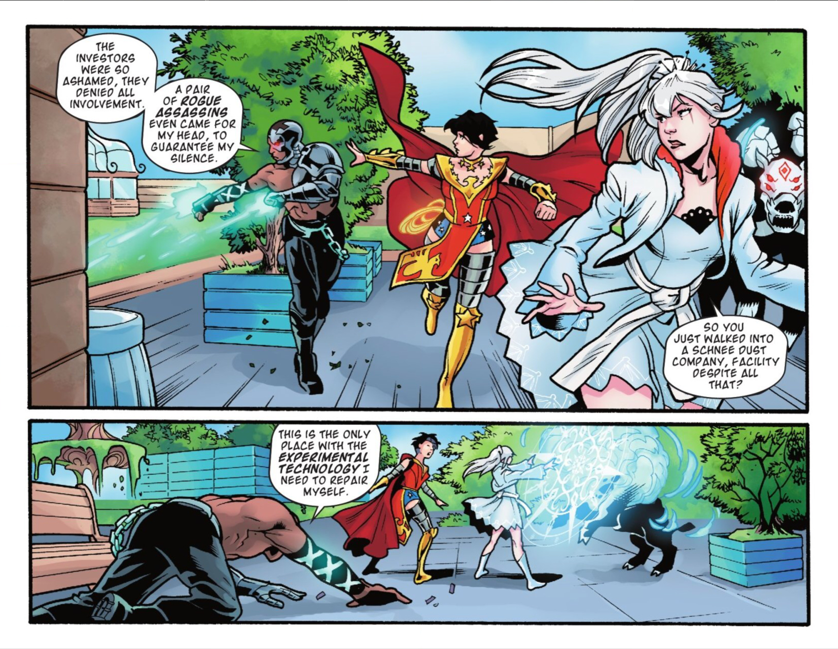 Read online RWBY/Justice League comic -  Issue #6 - 17