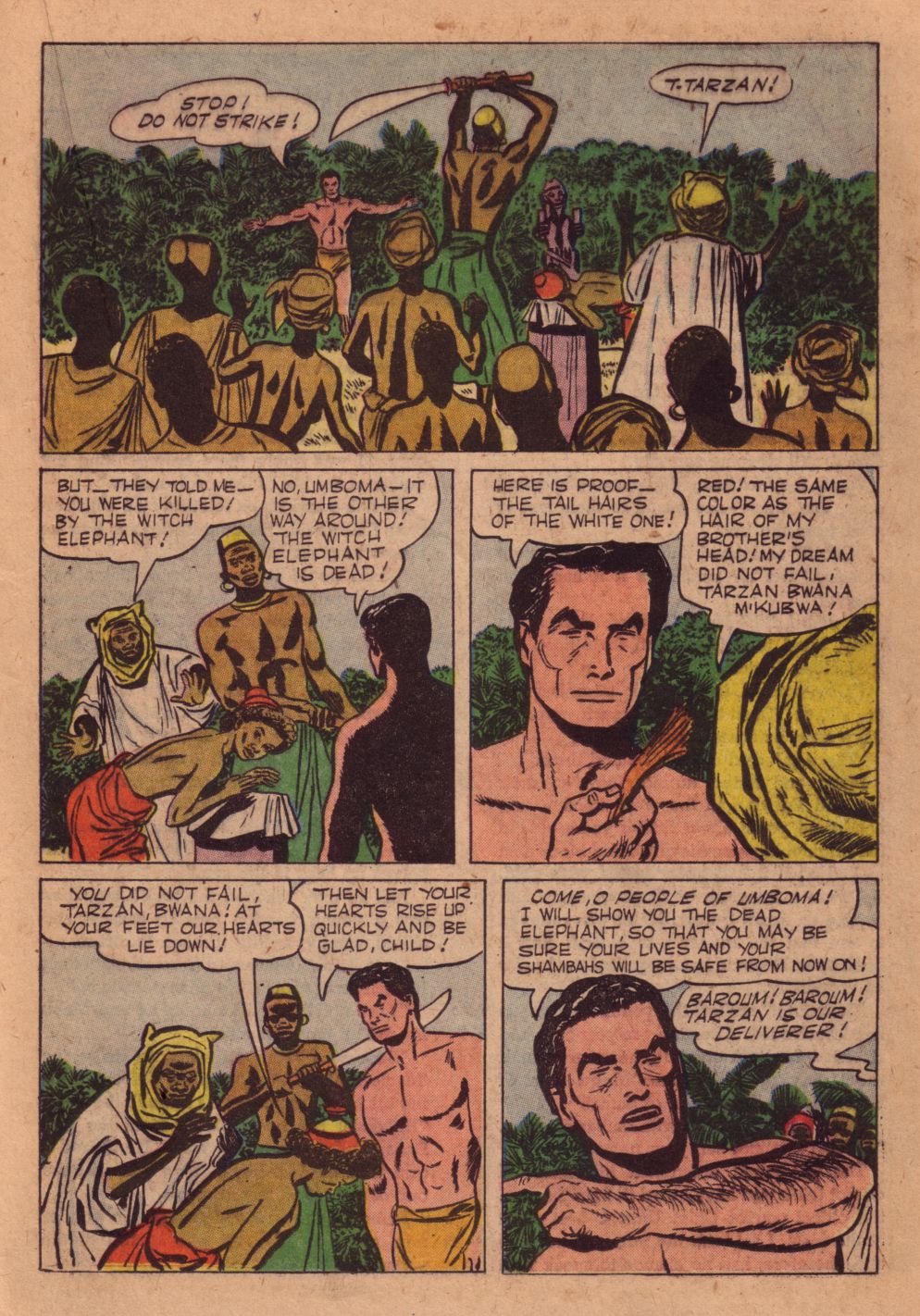 Read online Tarzan (1948) comic -  Issue #102 - 17