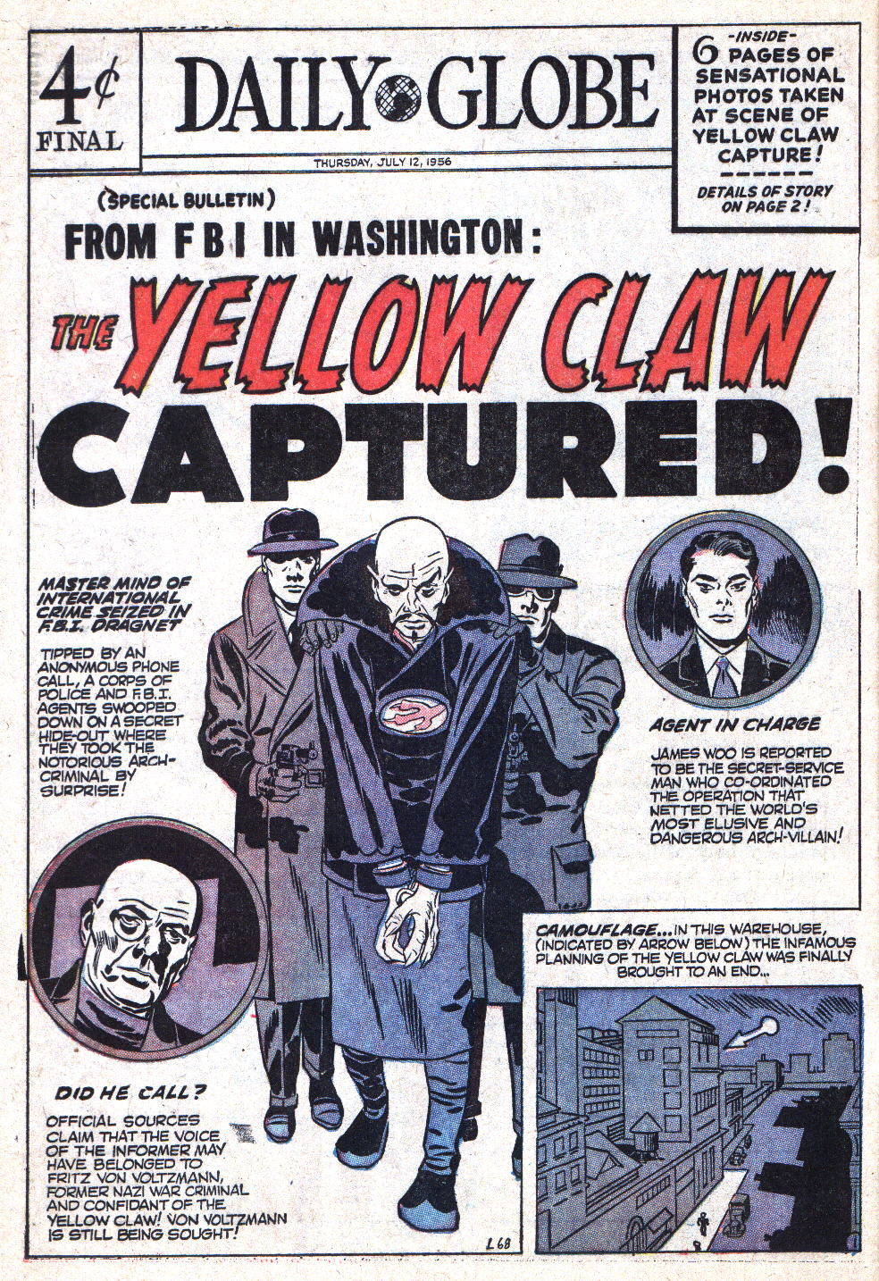 Read online Yellow Claw comic -  Issue #3 - 16