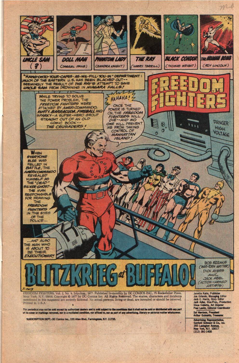 Read online Freedom Fighters (1976) comic -  Issue #9 - 3