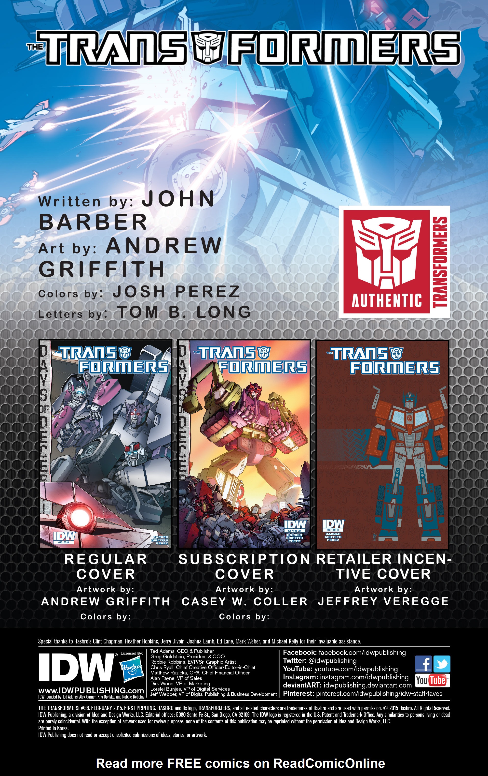 Read online The Transformers (2014) comic -  Issue #38 - 4