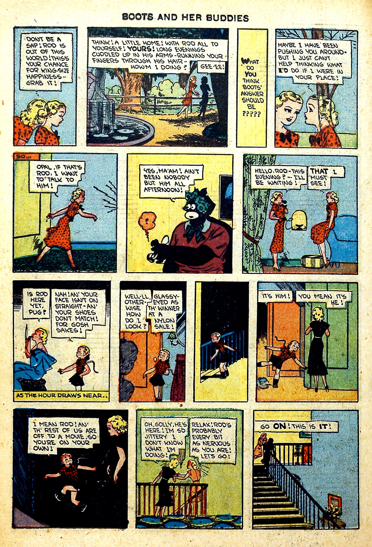 Read online Boots and Her Buddies (1948) comic -  Issue #8 - 18