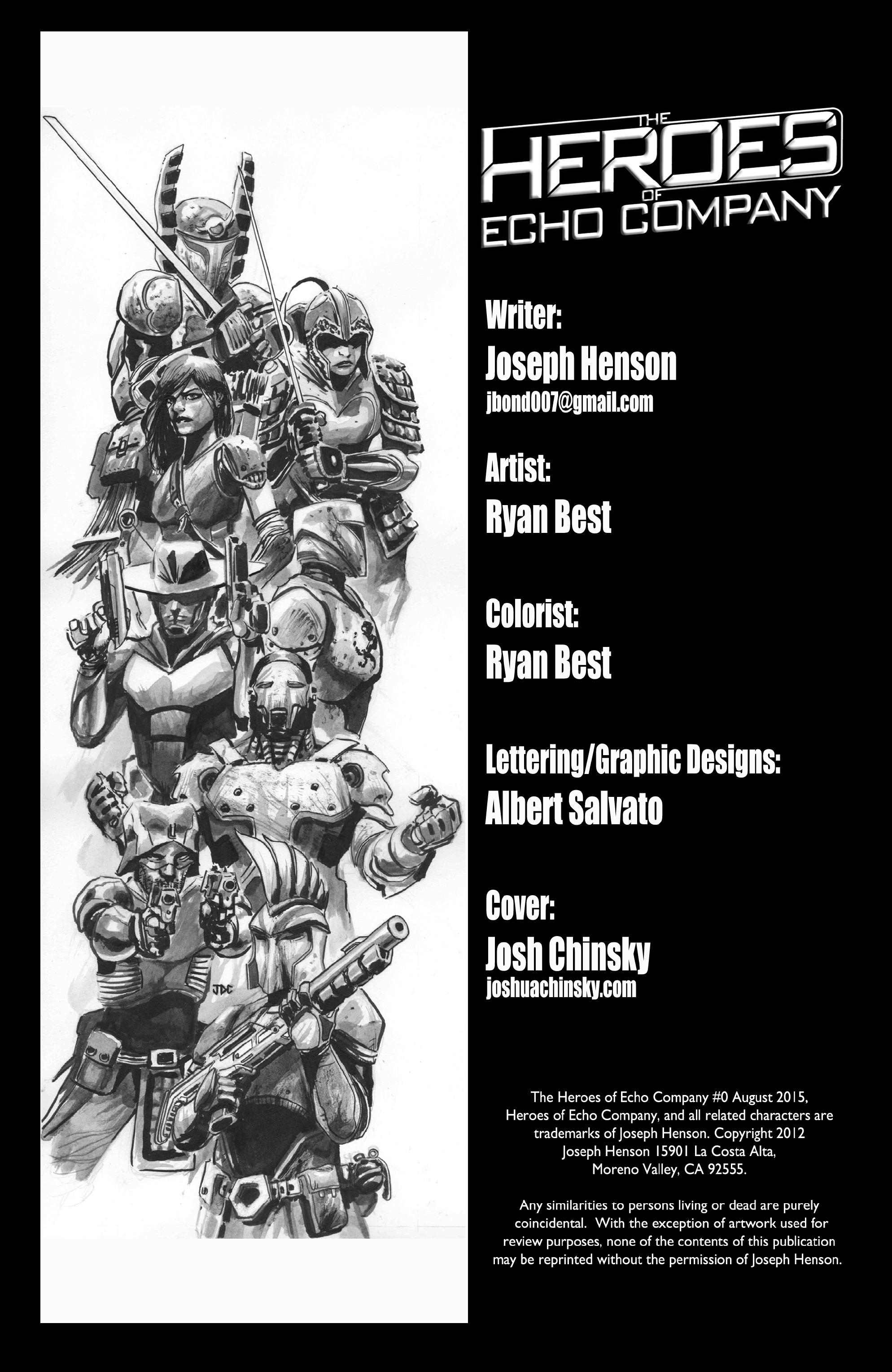 Read online The Heroes of Echo Company comic -  Issue #0 - 2