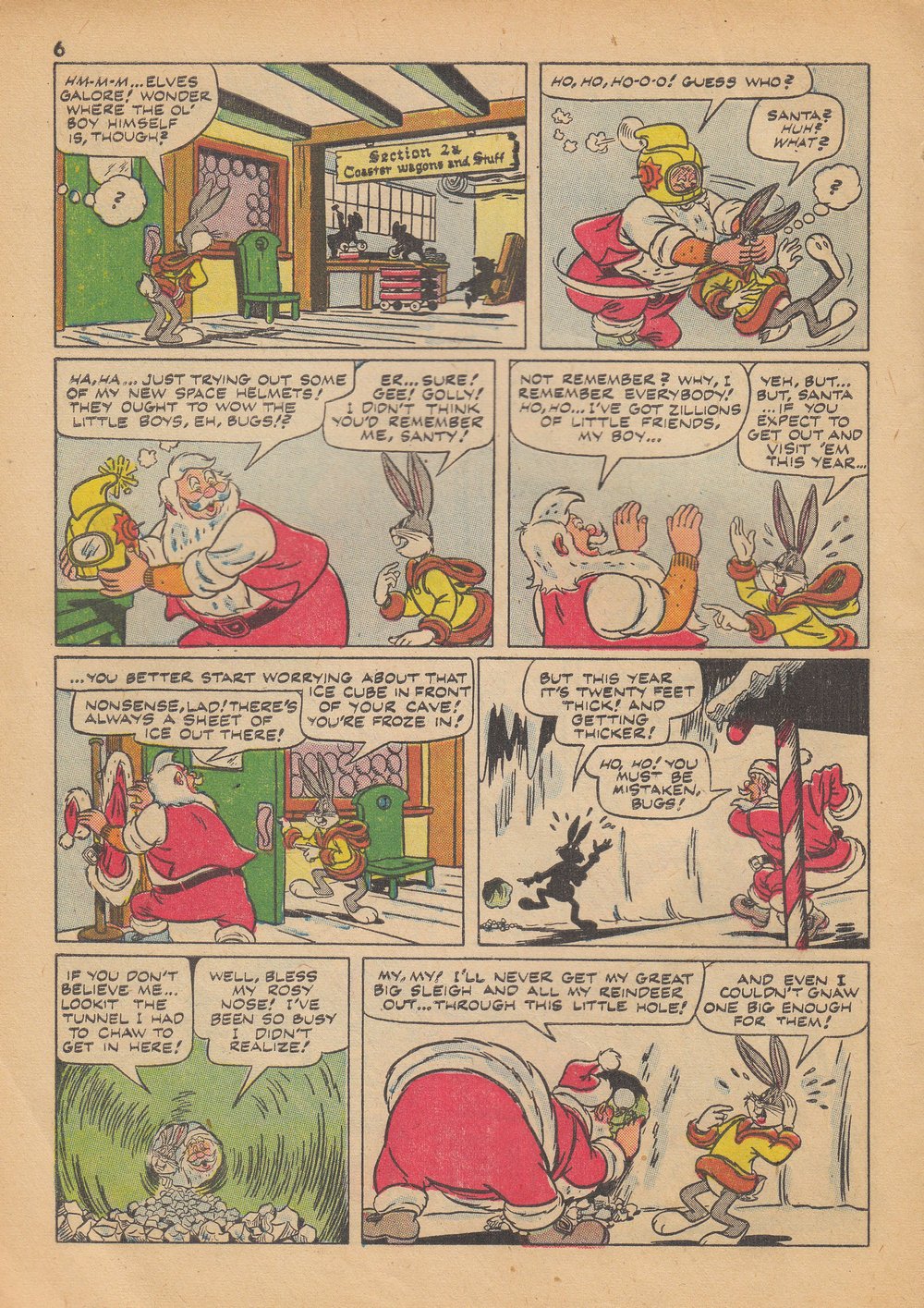 Read online Bugs Bunny's Christmas Funnies comic -  Issue # TPB 4 - 8