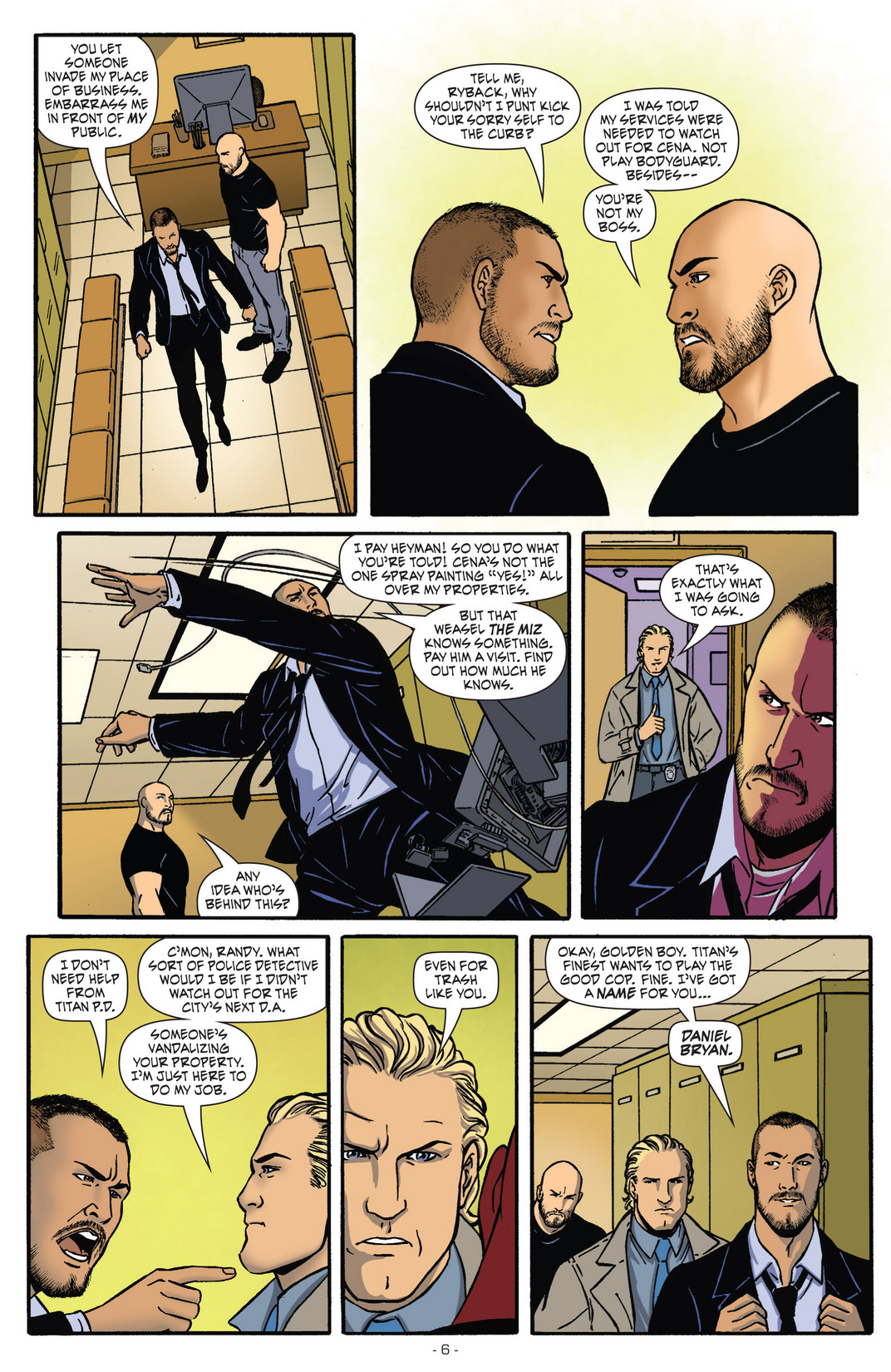 Read online WWE Superstars comic -  Issue #1 - 8