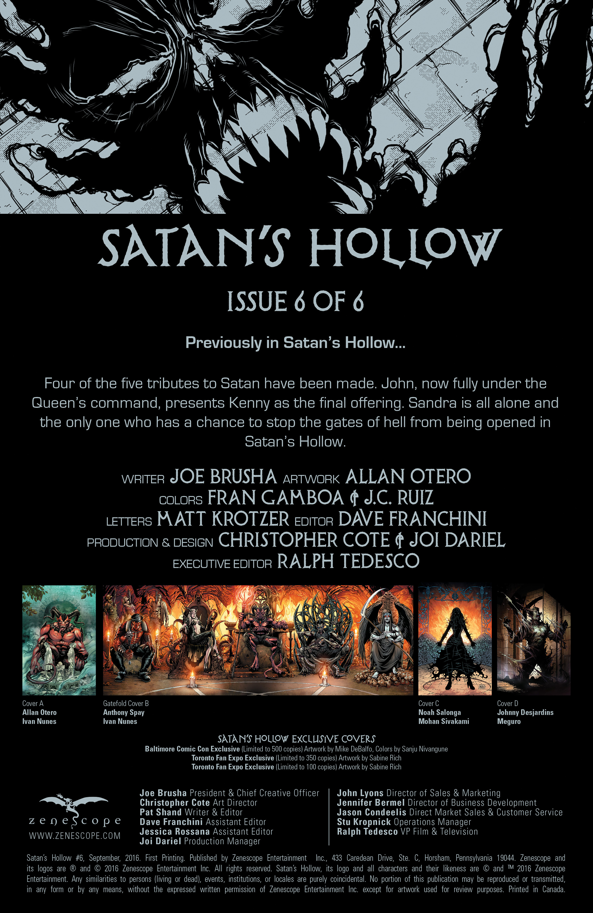 Read online Satan's Hollow comic -  Issue #6 - 2