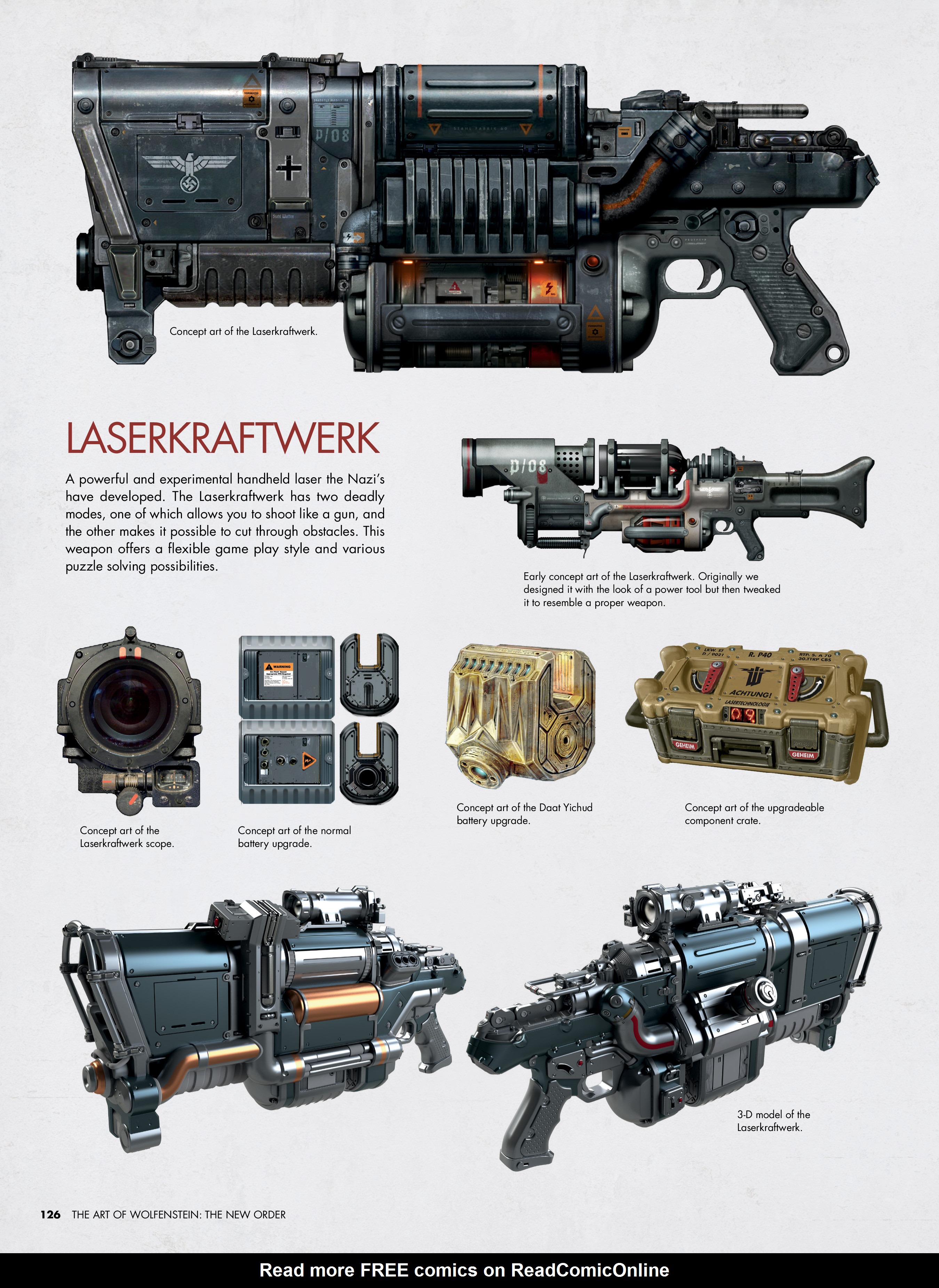 Read online The Art of Wolfenstein: The New Order comic -  Issue # TPB (Part 2) - 18