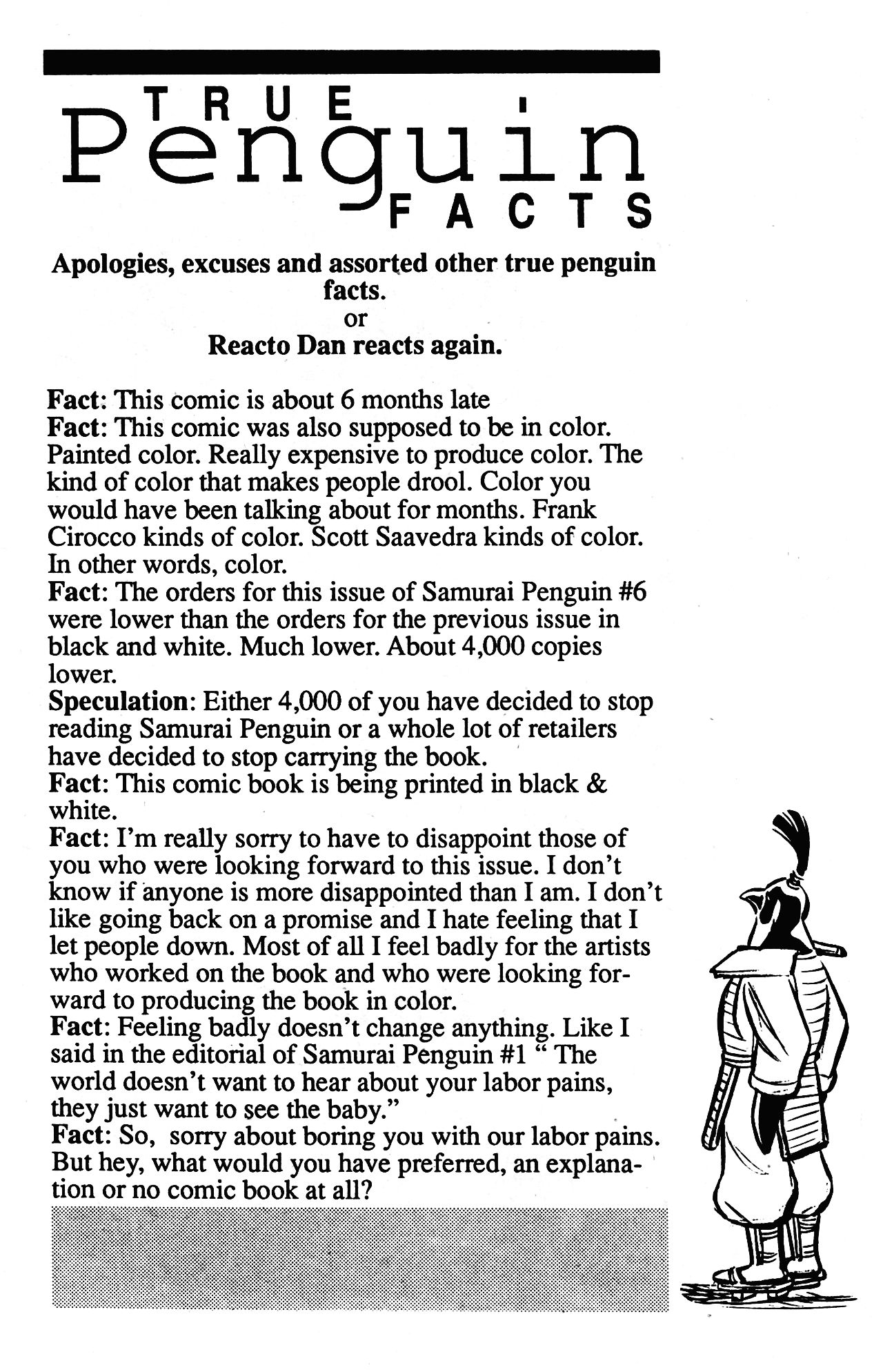 Read online Samurai Penguin comic -  Issue #6 - 28