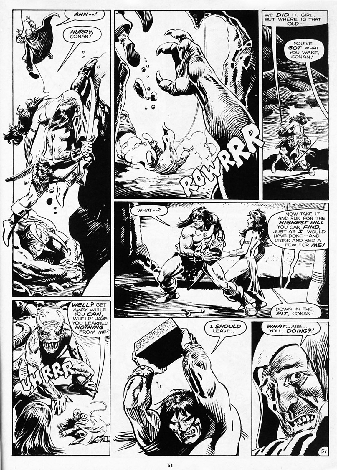 Read online The Savage Sword Of Conan comic -  Issue #180 - 53